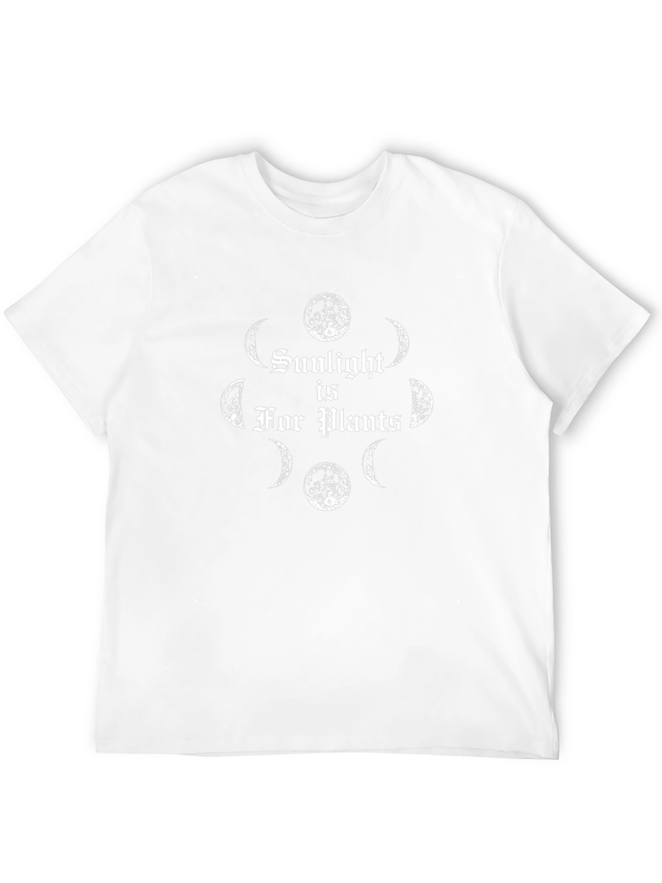 Sunlight Is For Plants Graphic Tee - Black