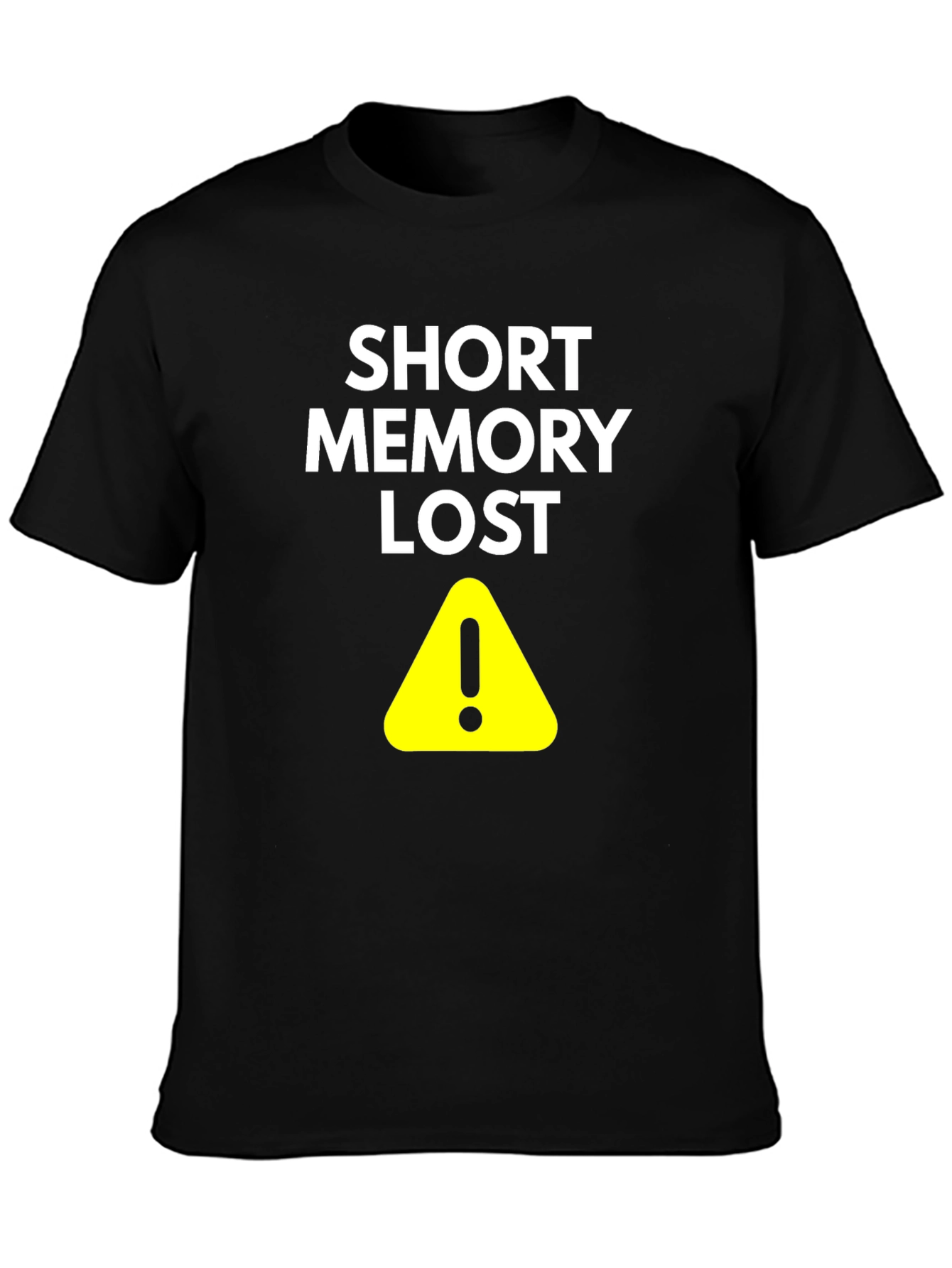 Short Memory Lost Mens Black T-Shirt