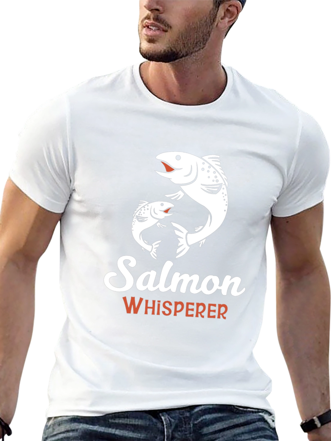Salmon Whisperer Graphic T-Shirt - Fishing Tee