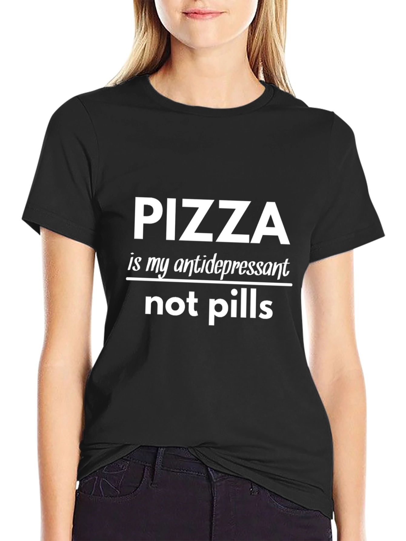 Pizza Antidepressant Graphic Tee