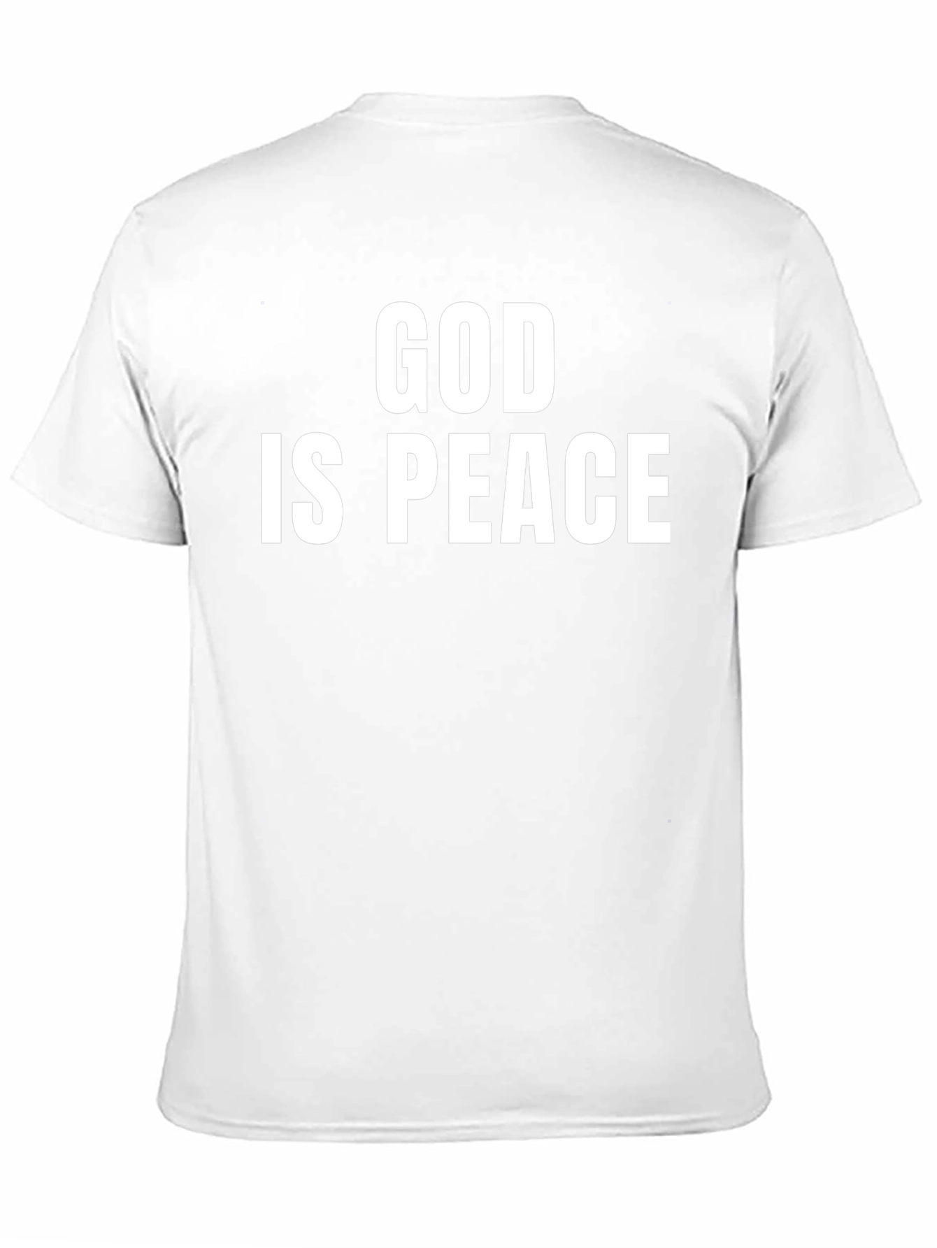 God Is Peace Graphic T-Shirt - Black