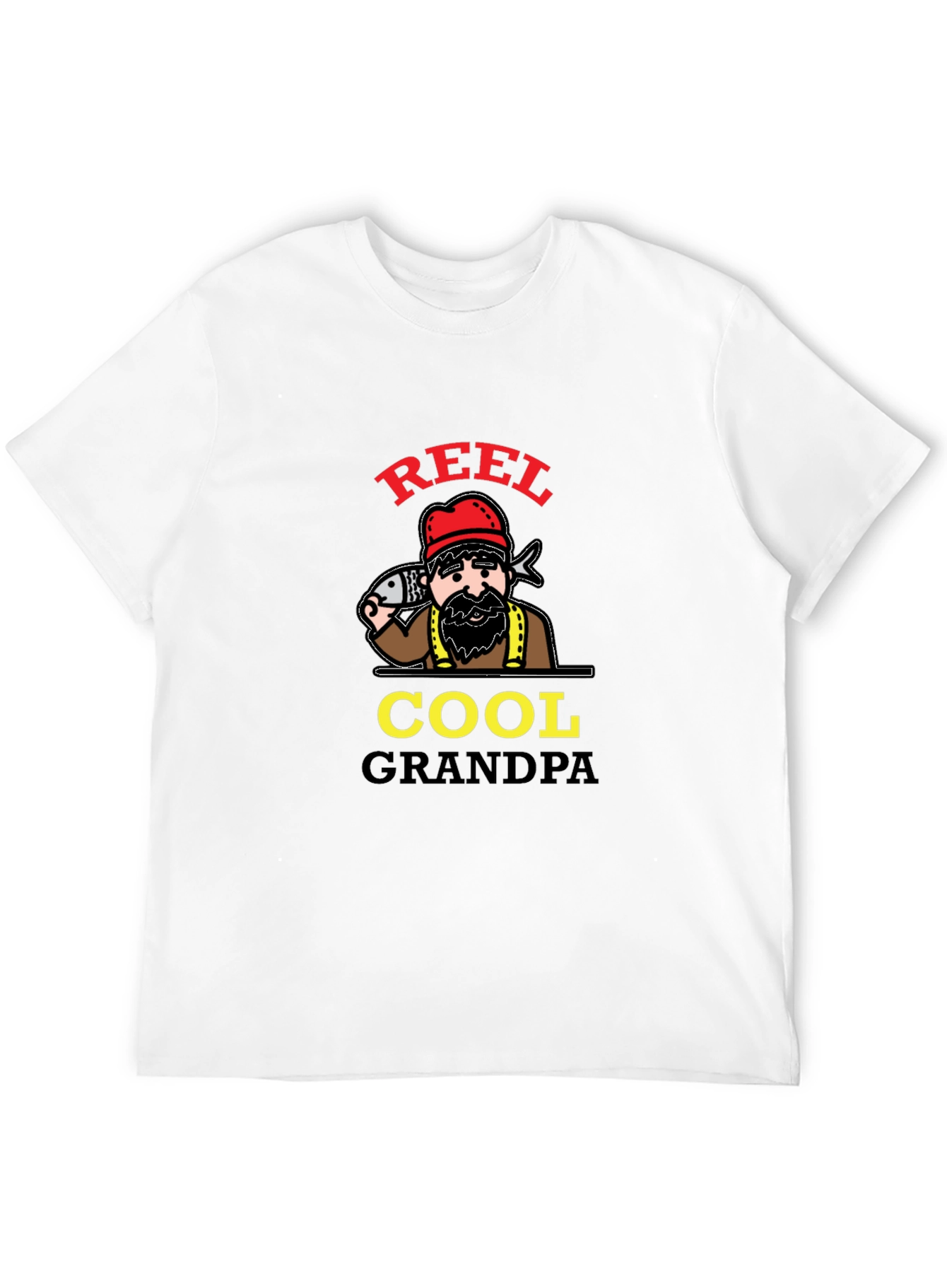 Reel Cool Grandpa T-Shirt - Fishing Lover Tee