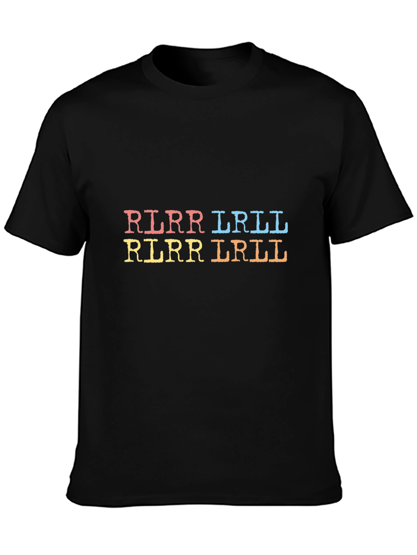 Drummer Rhythm Black T-Shirt