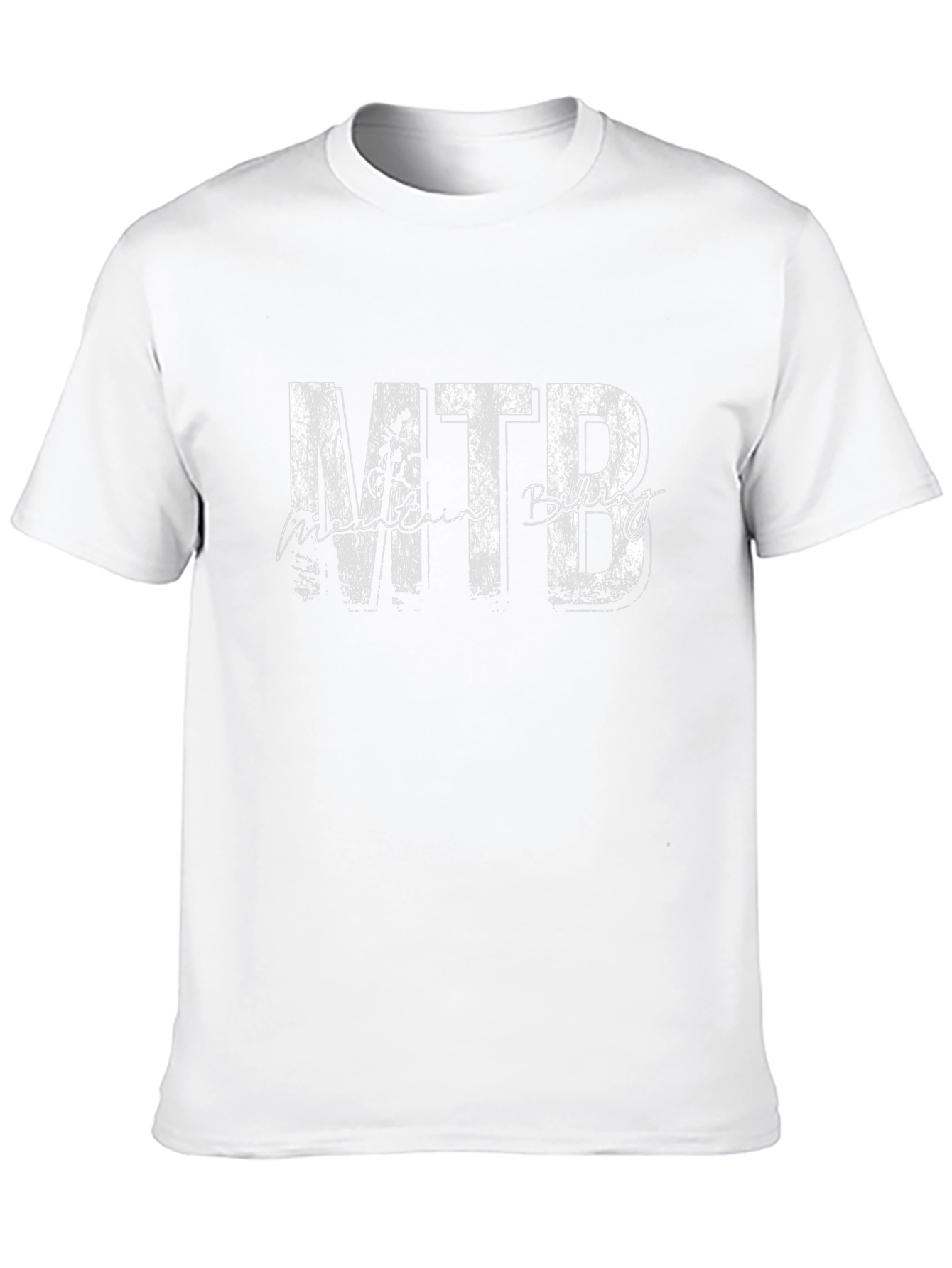 MTB Mountain Biking Graphic Tee - Black