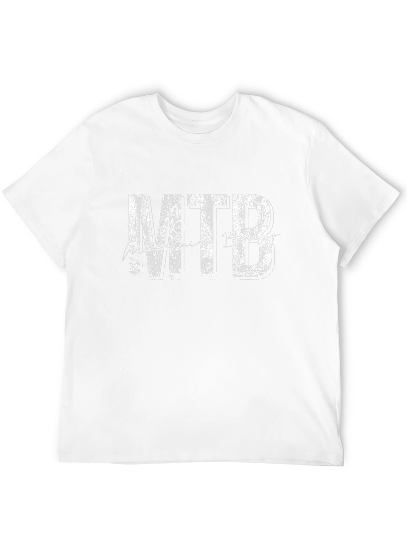 MTB Mountain Biking Graphic Tee - Black