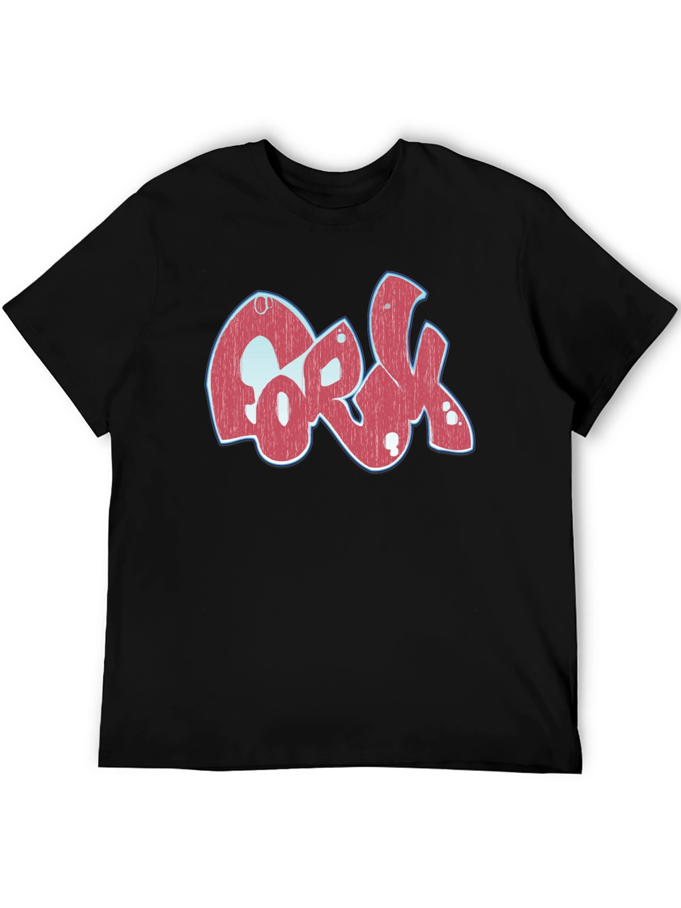 Cork Graphic T-Shirt - Black