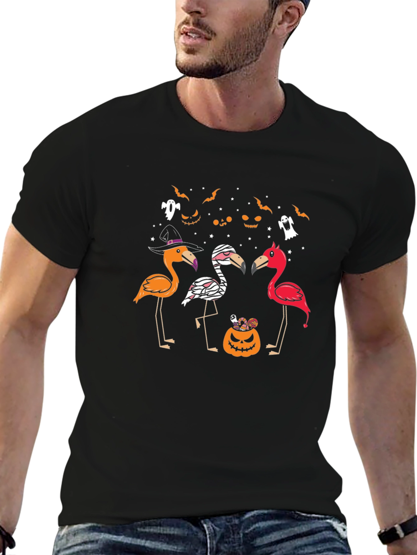 Halloween Flamingo T-Shirt