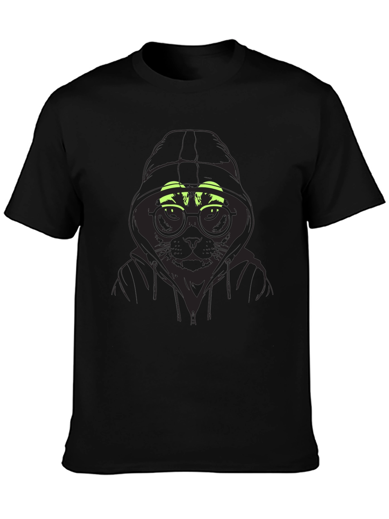 Cool Cat Hoodie T-Shirt - Urban Style