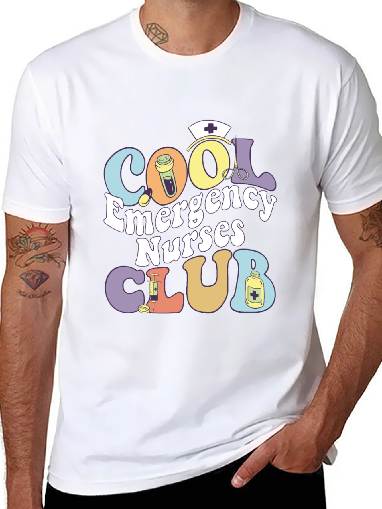 Cool Emergency Nurses Club T-Shirt