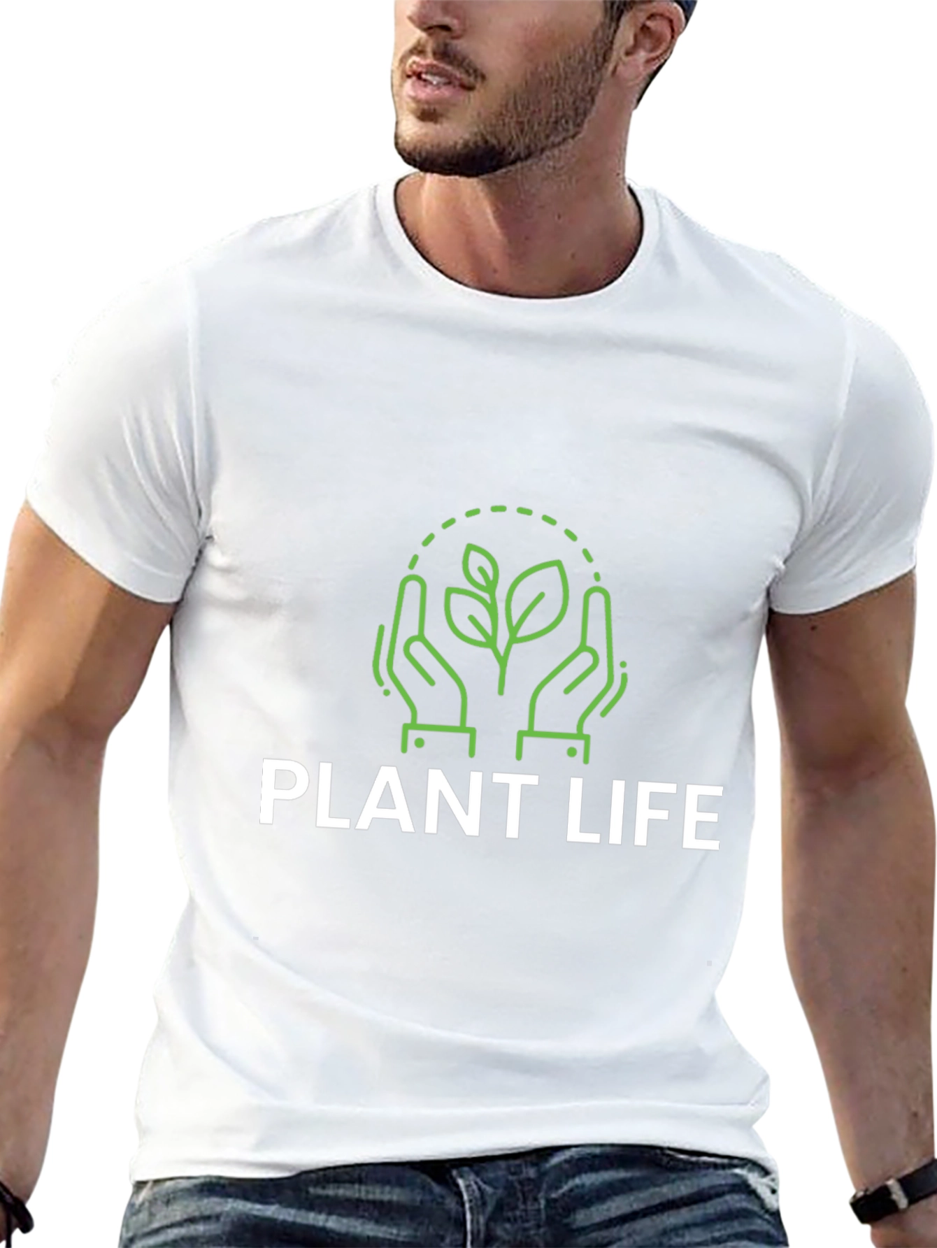 Plant Life Graphic Tee - Eco-Friendly Design