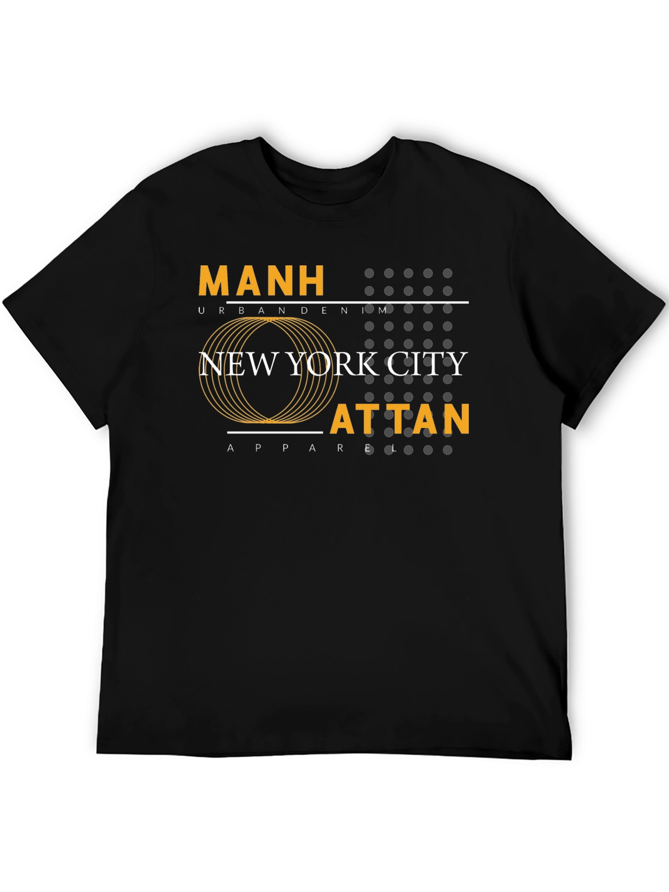 Manhattan NYC Urban Graphic Tee