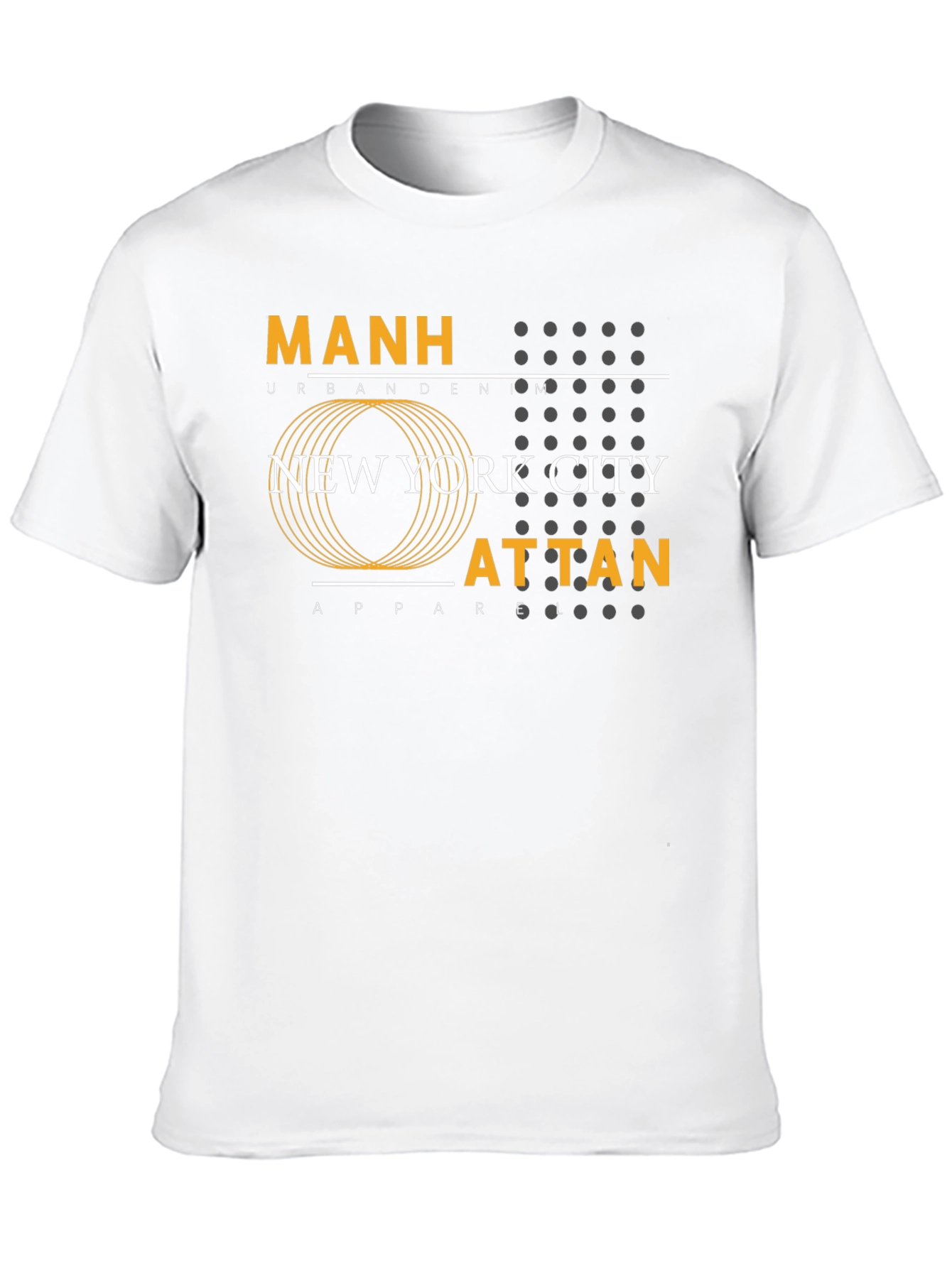 Manhattan NYC Urban Graphic Tee
