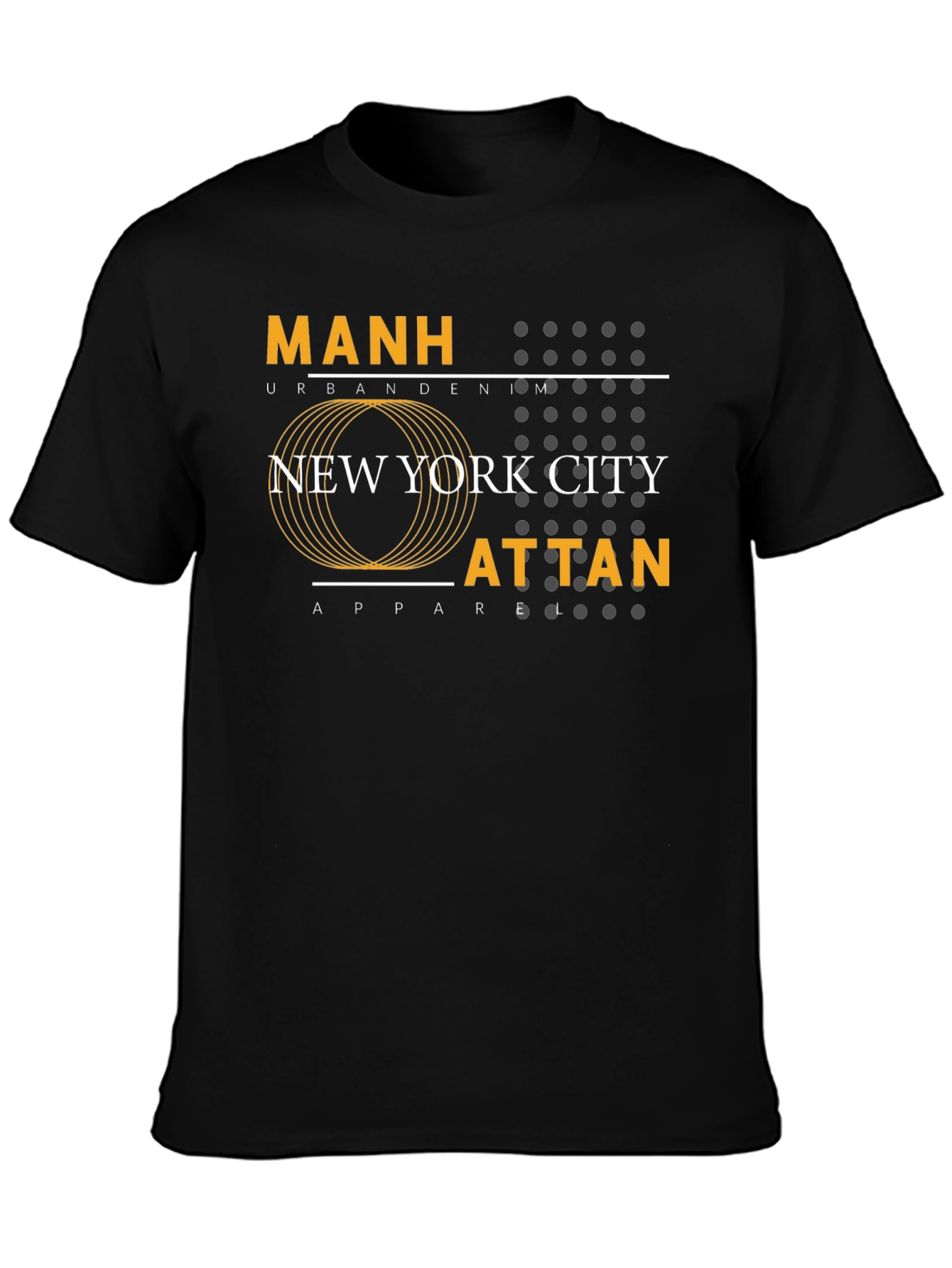Manhattan NYC Urban Graphic Tee