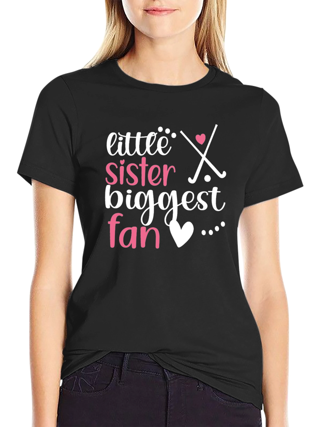 Little Sister Biggest Fan Tee