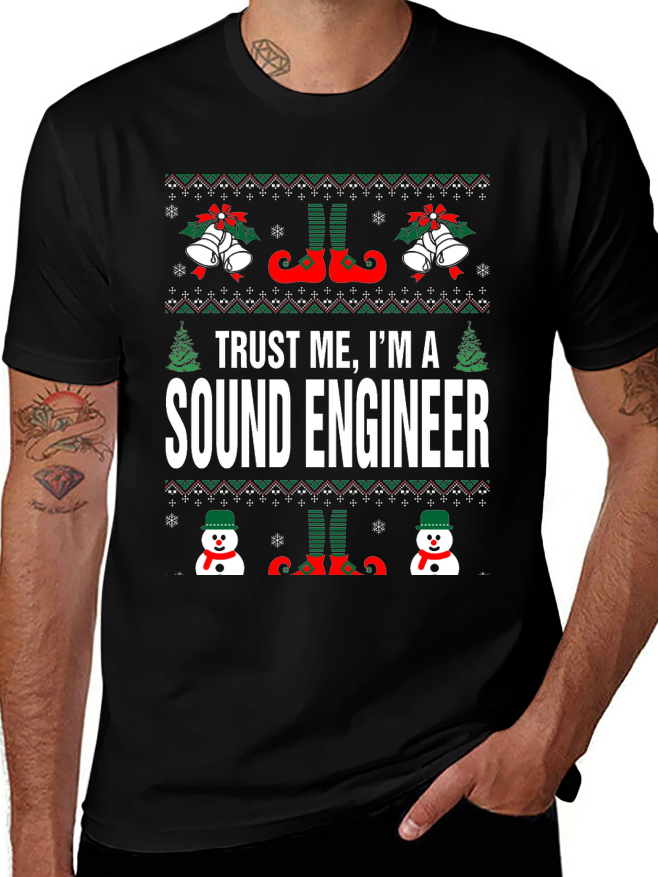 Trust Me Im A Sound Engineer Christmas T-Shirt