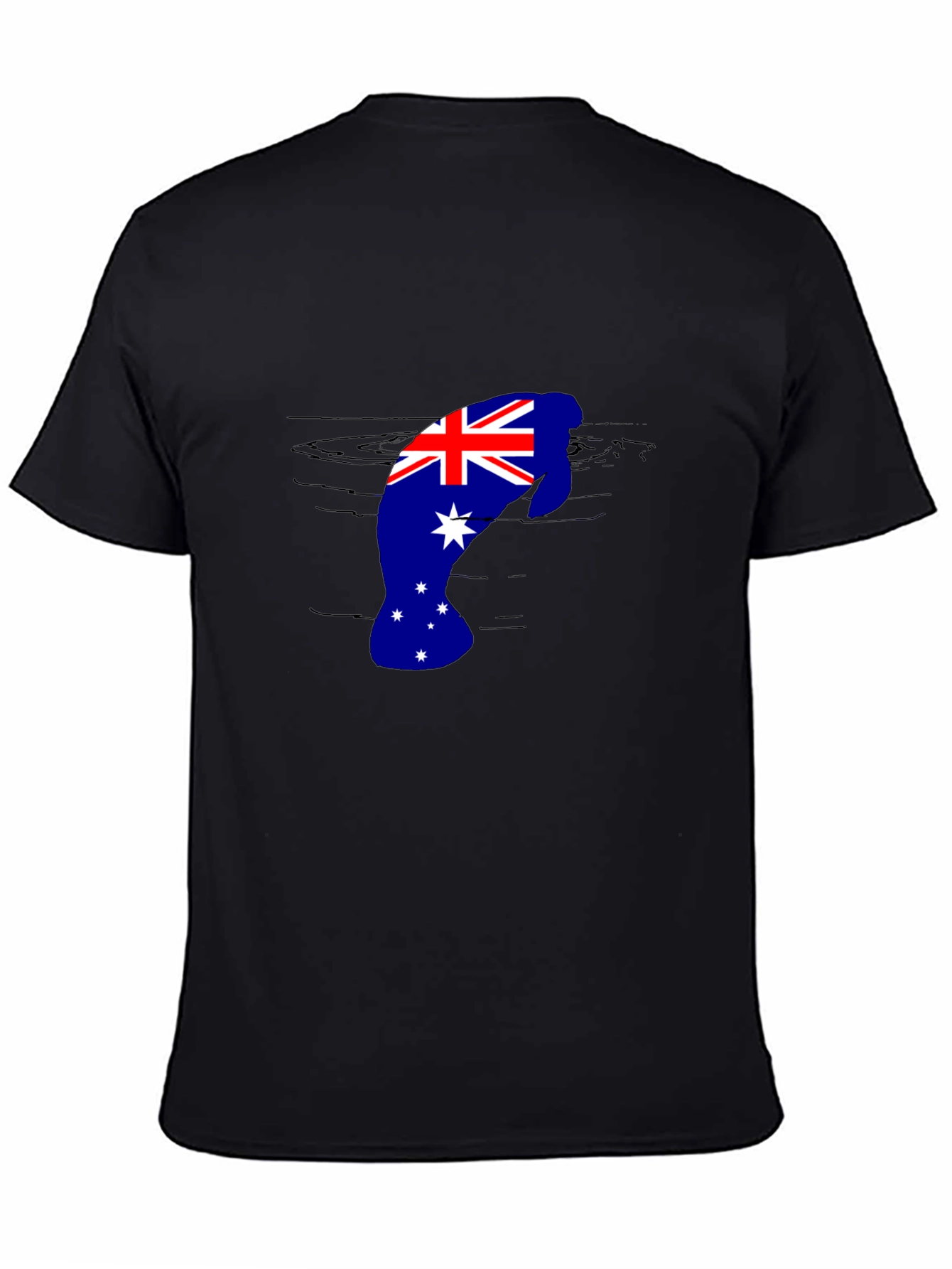 Australian Flag Manatee T-Shirt