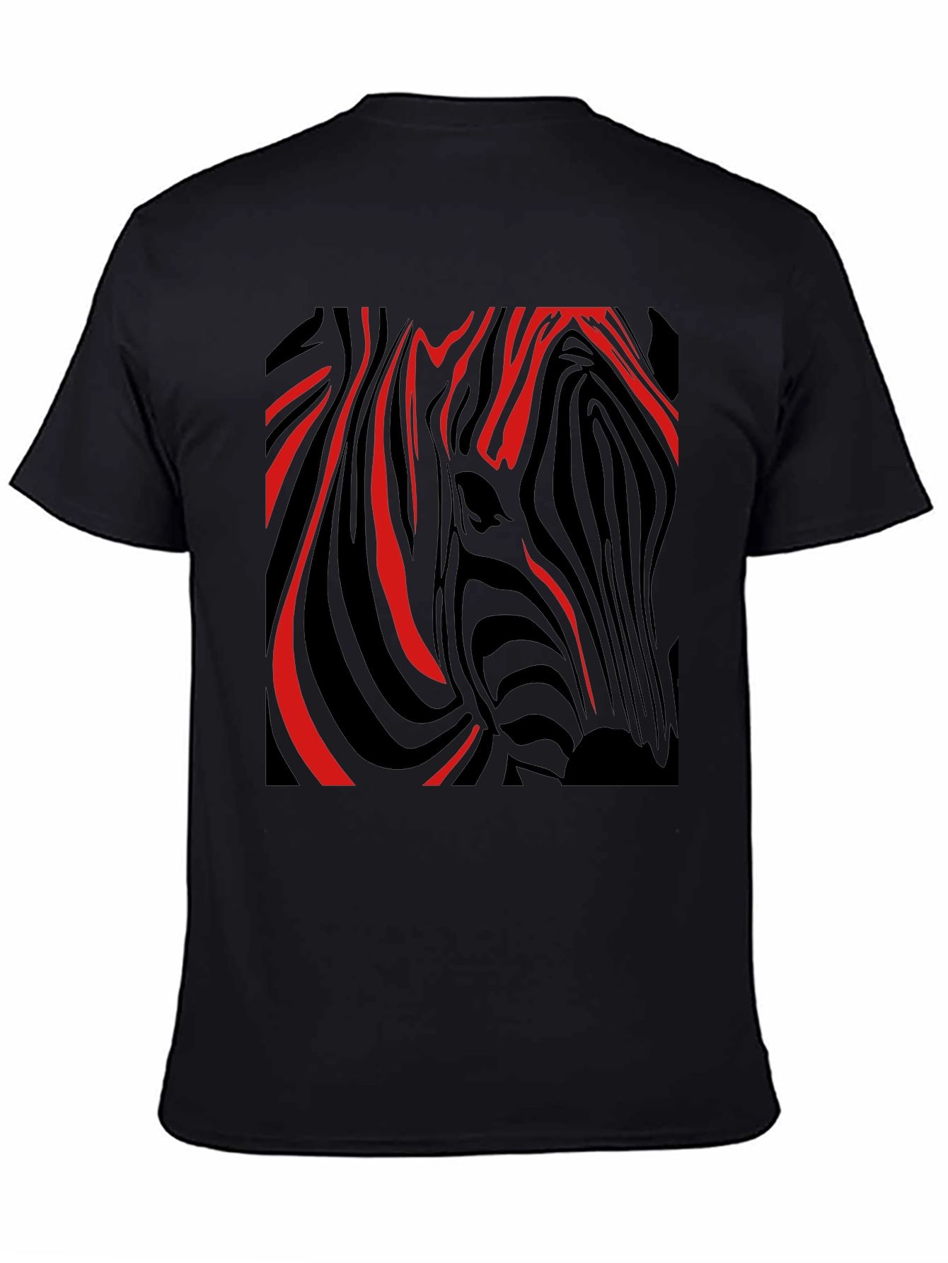 Zebra Stripe Graphic Tee - Modern Style