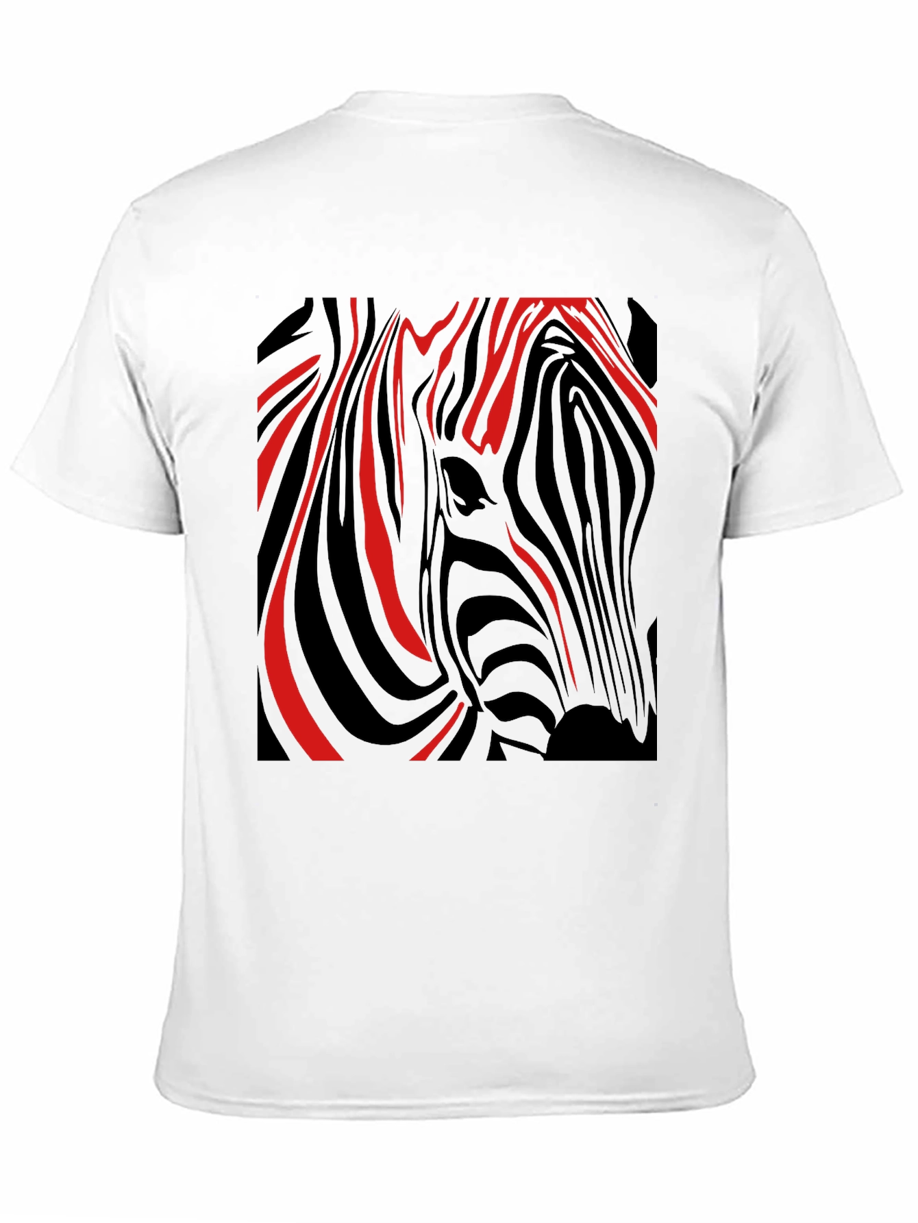 Zebra Stripe Graphic Tee - Modern Style