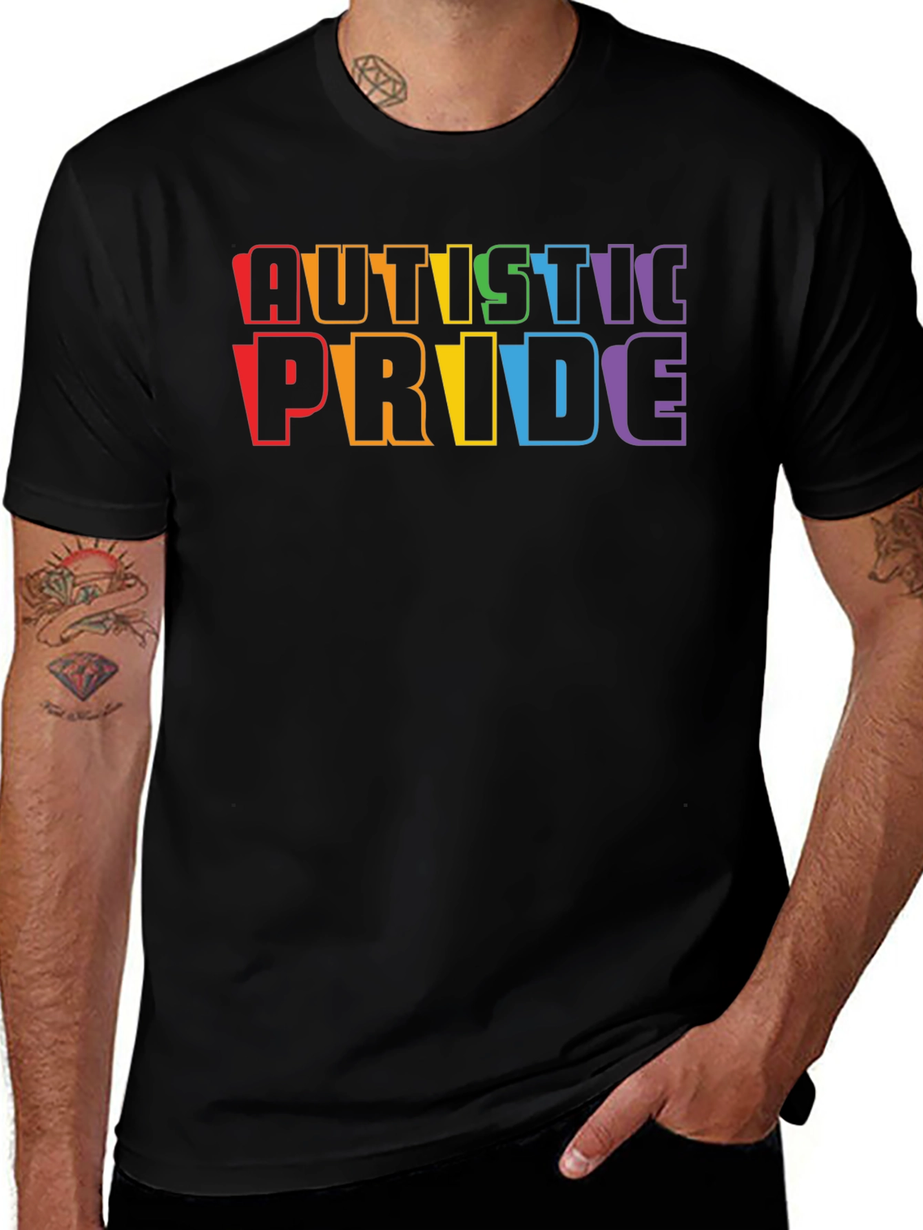 Autistic Pride Graphic T-Shirt