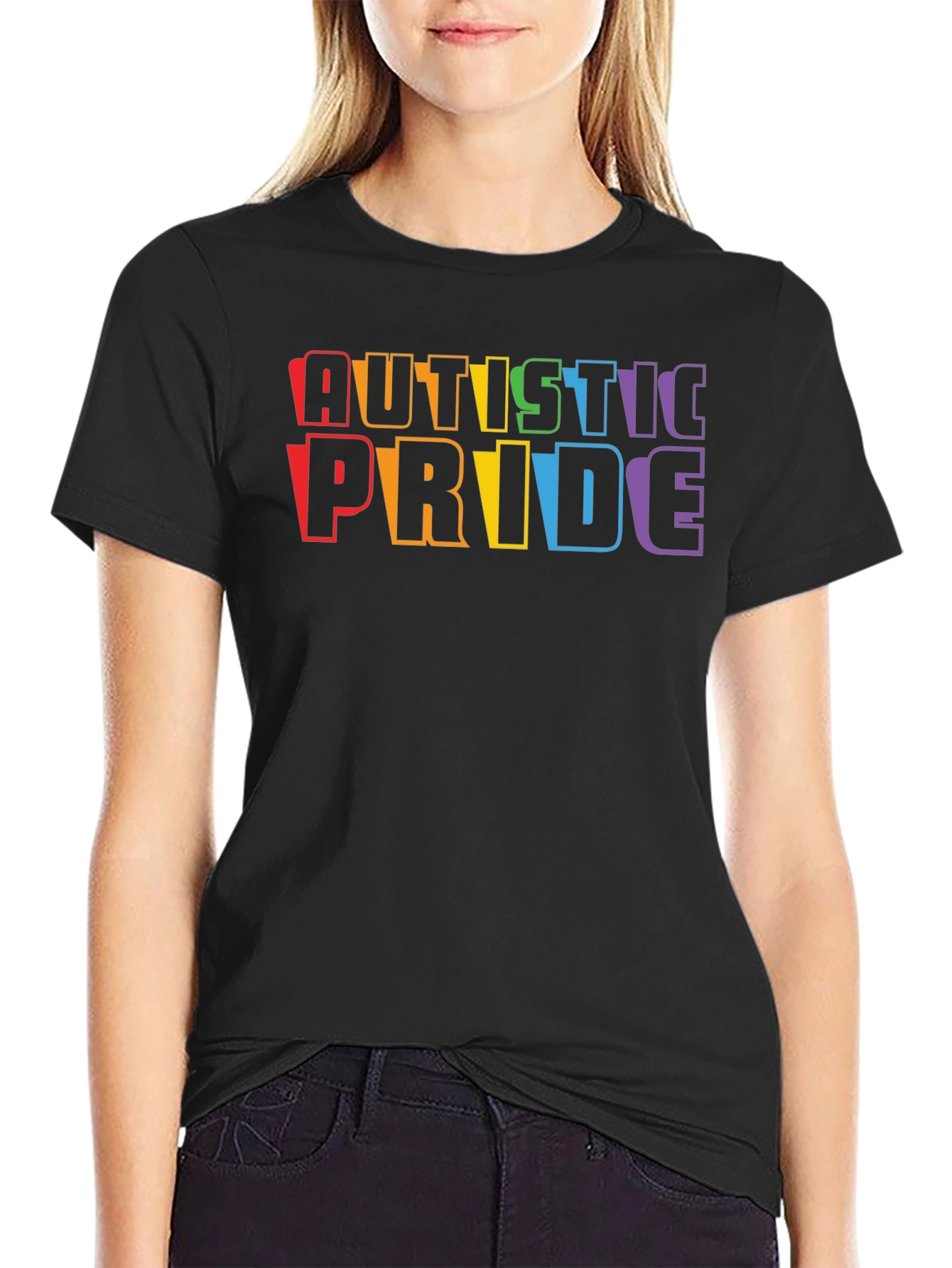 Autistic Pride Graphic T-Shirt