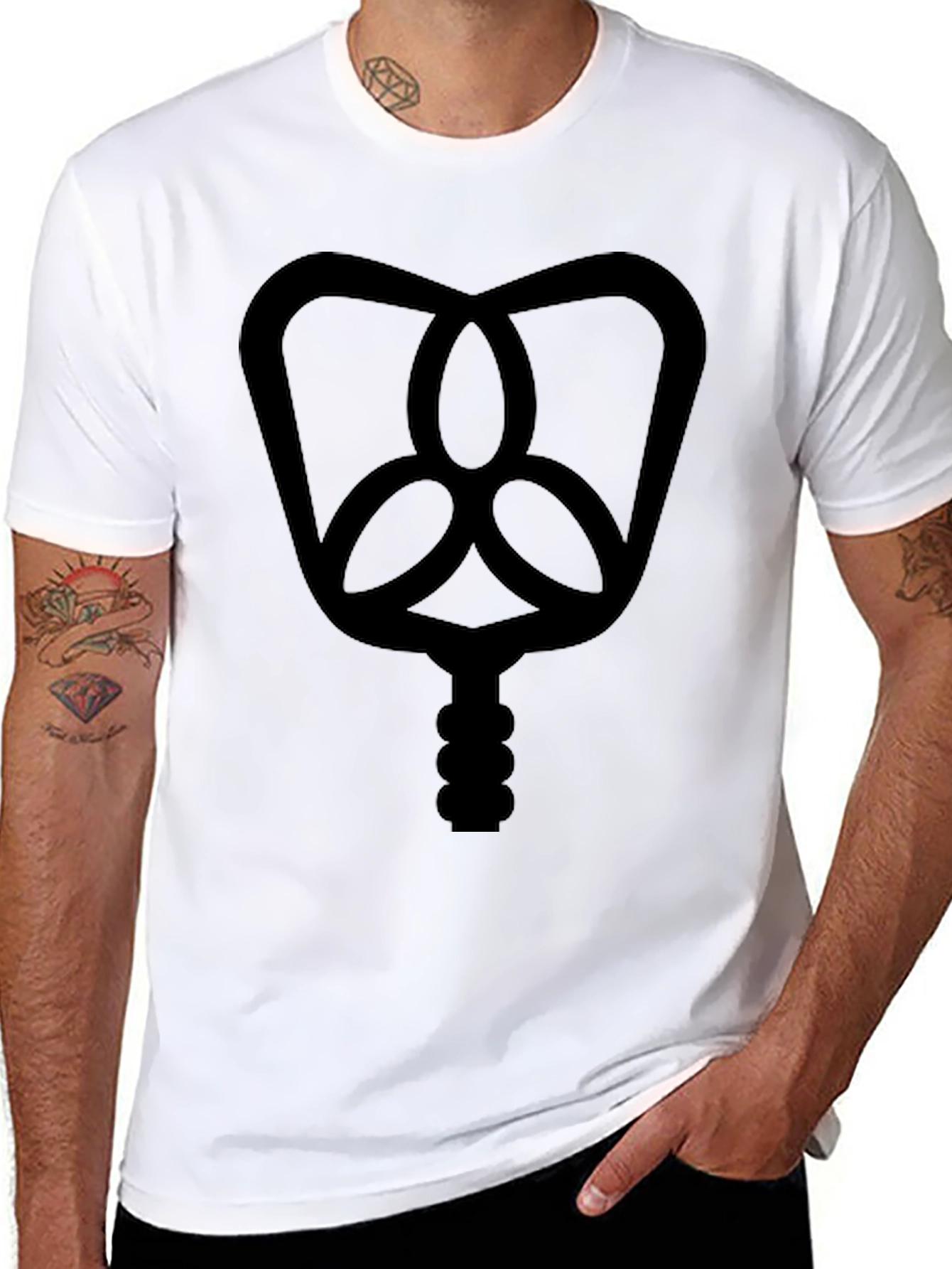 Unique Symbol Black T-Shirt