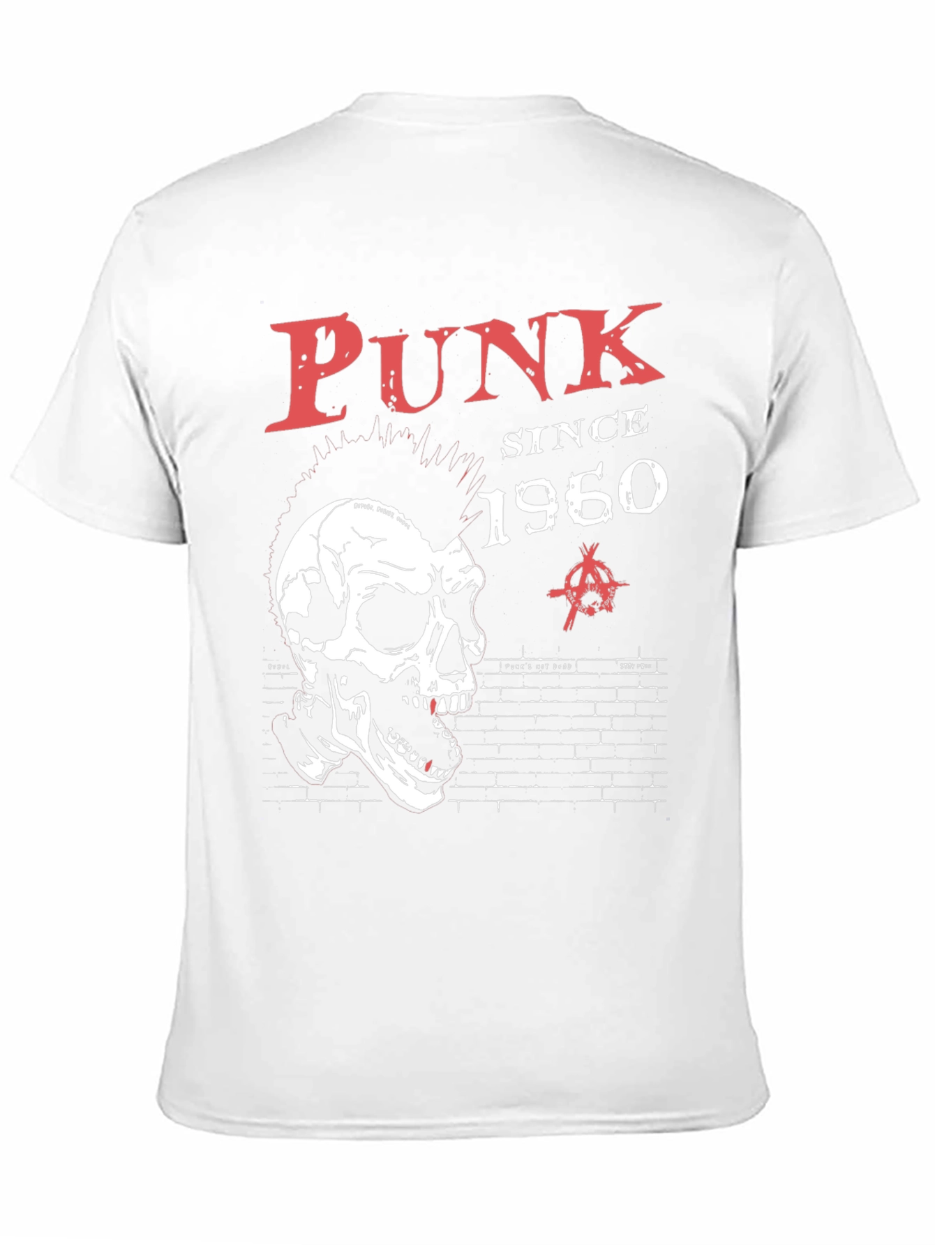 Punk Since 1960 T-Shirt - Skull Graphic Tee