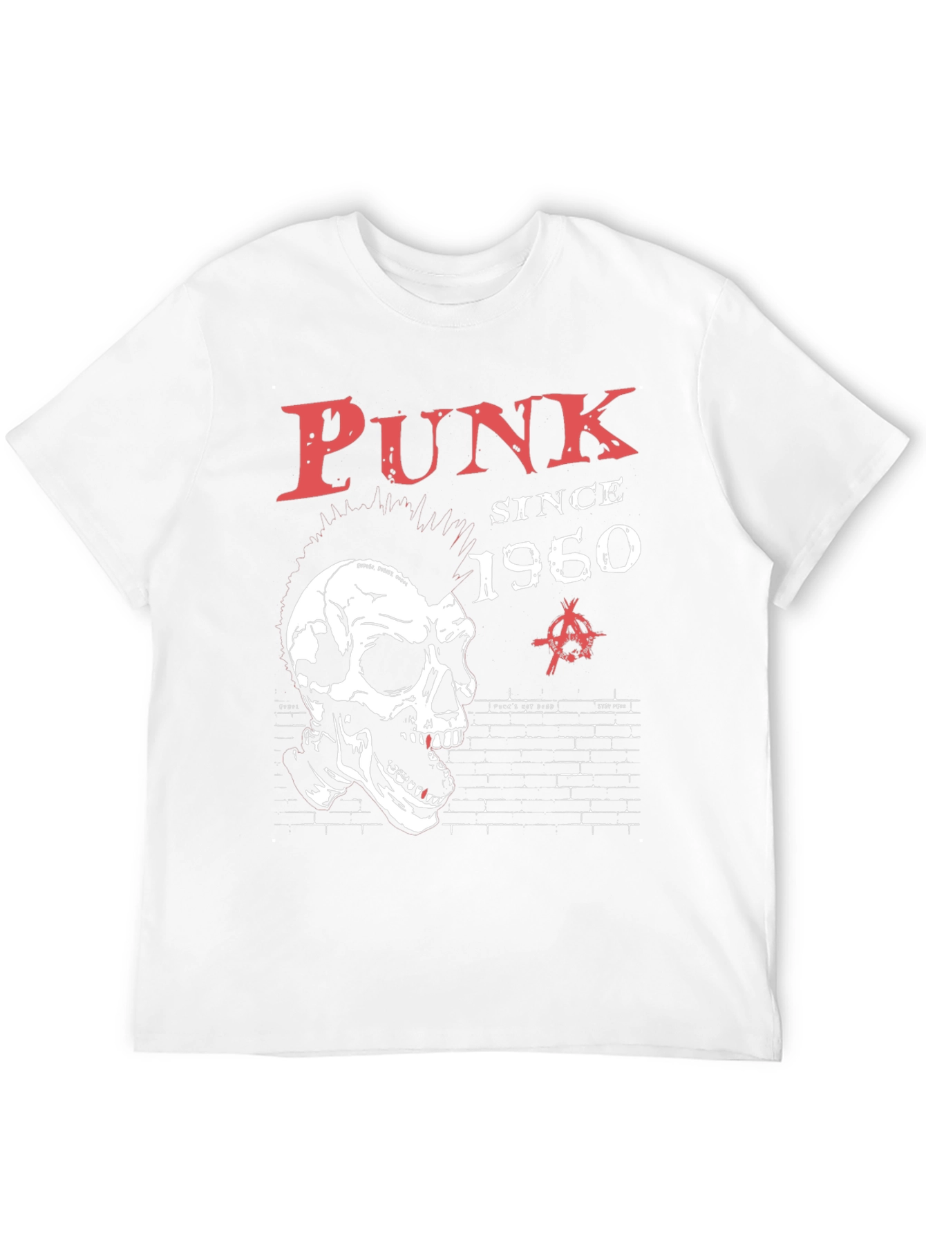Punk Since 1960 T-Shirt - Skull Graphic Tee