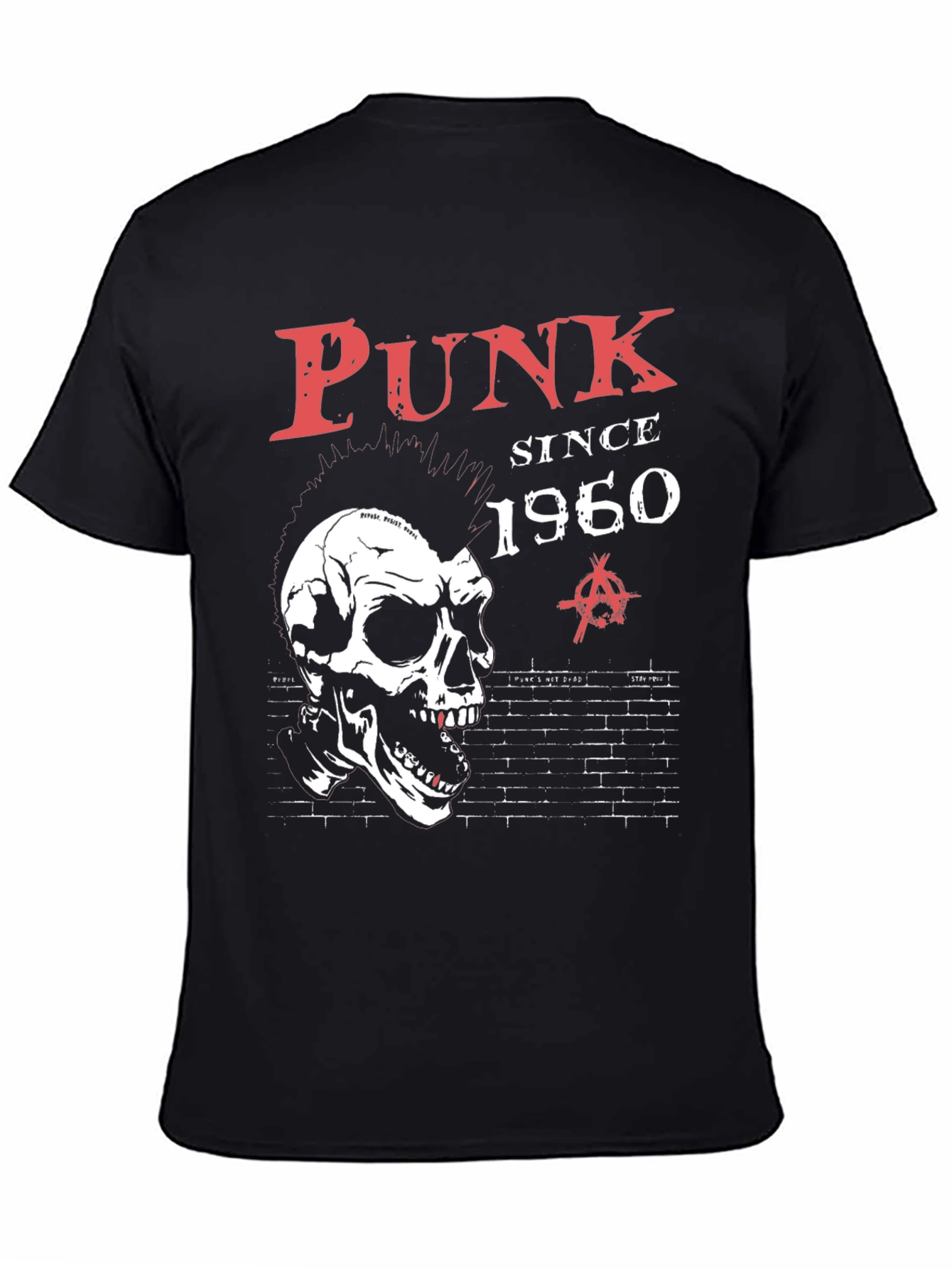 Punk Since 1960 T-Shirt - Skull Graphic Tee