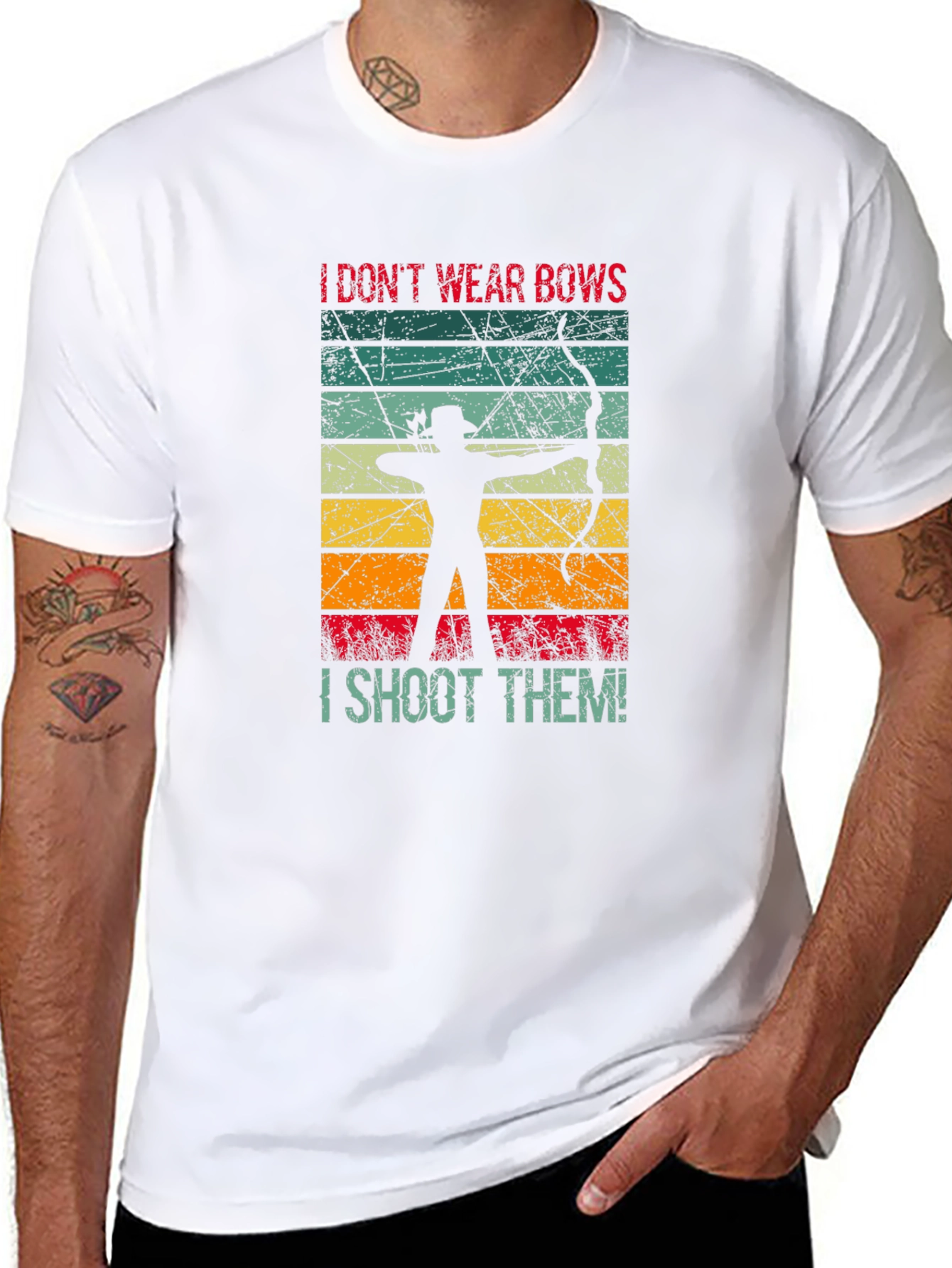 I Dont Wear Bows I Shoot Them T-Shirt