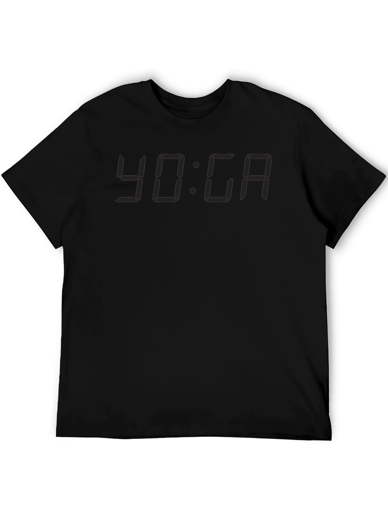 Yoga Time Black Graphic Tee - Relax & Recharge