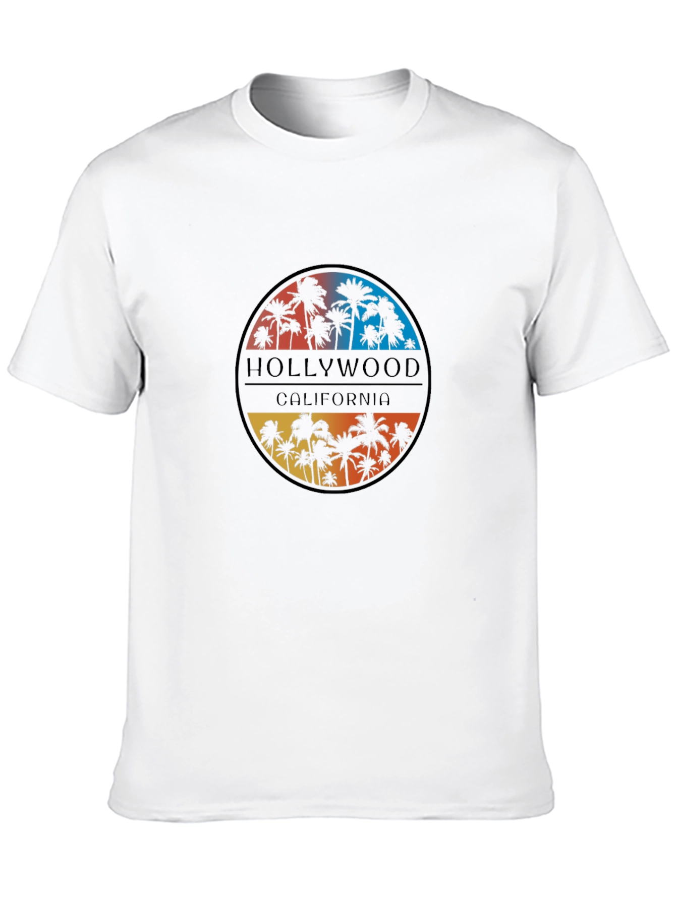 Hollywood California Palms Graphic Tee