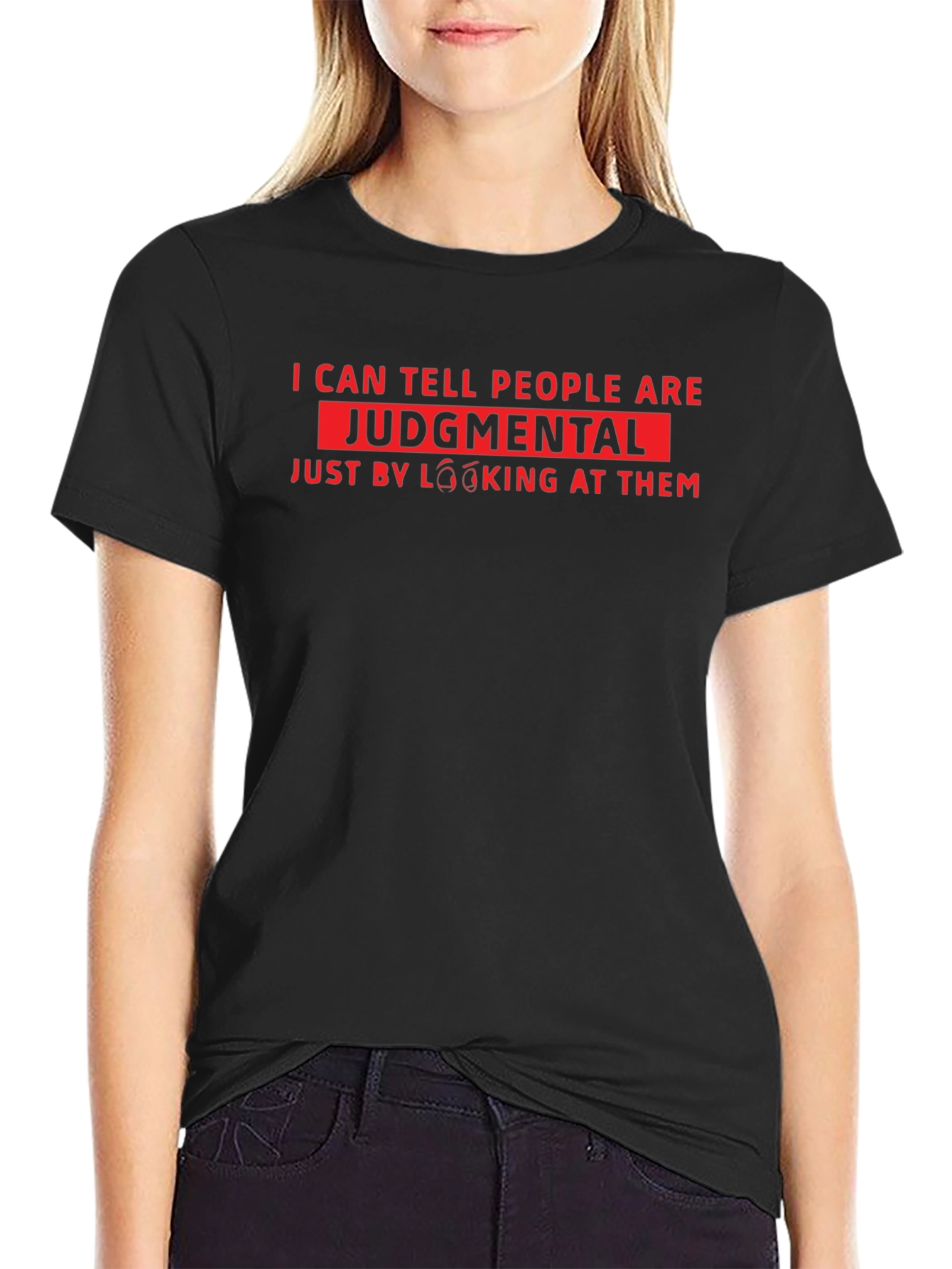 Judgmental Funny Graphic T-Shirt