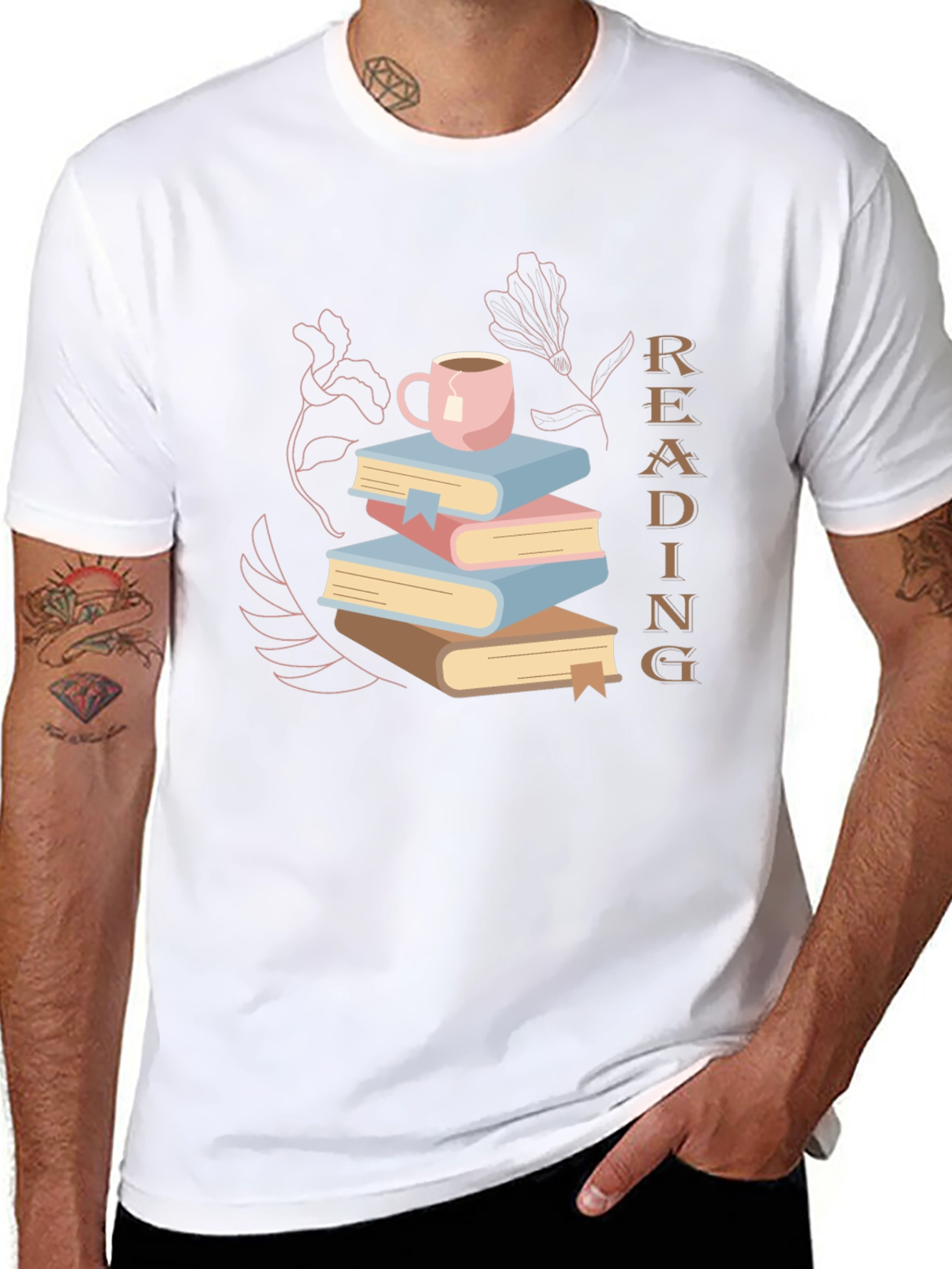 Reading Books T-Shirt for Book Lovers