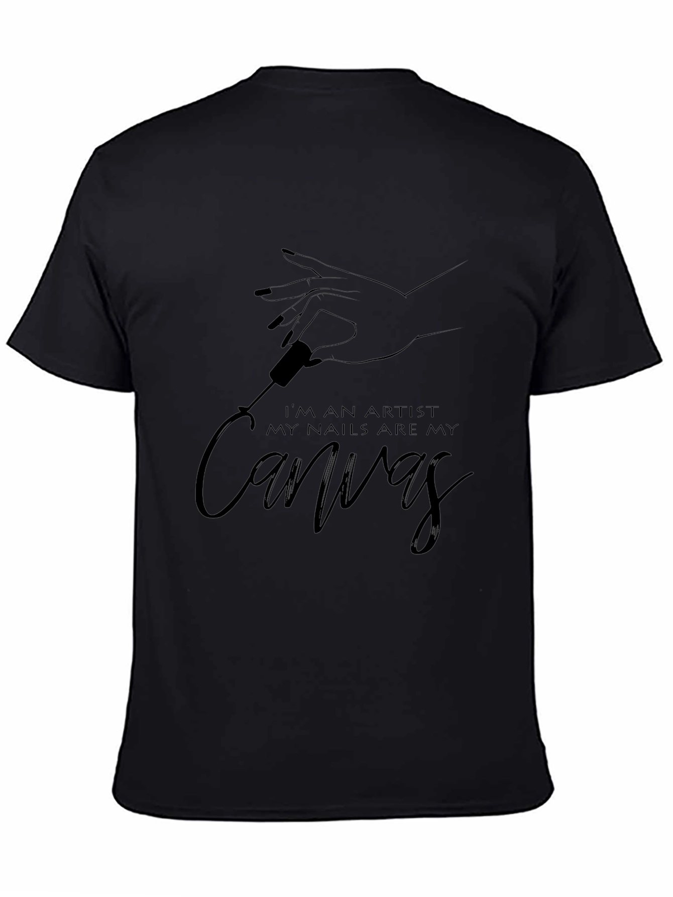 Artist Canvas Nail Art T-Shirt