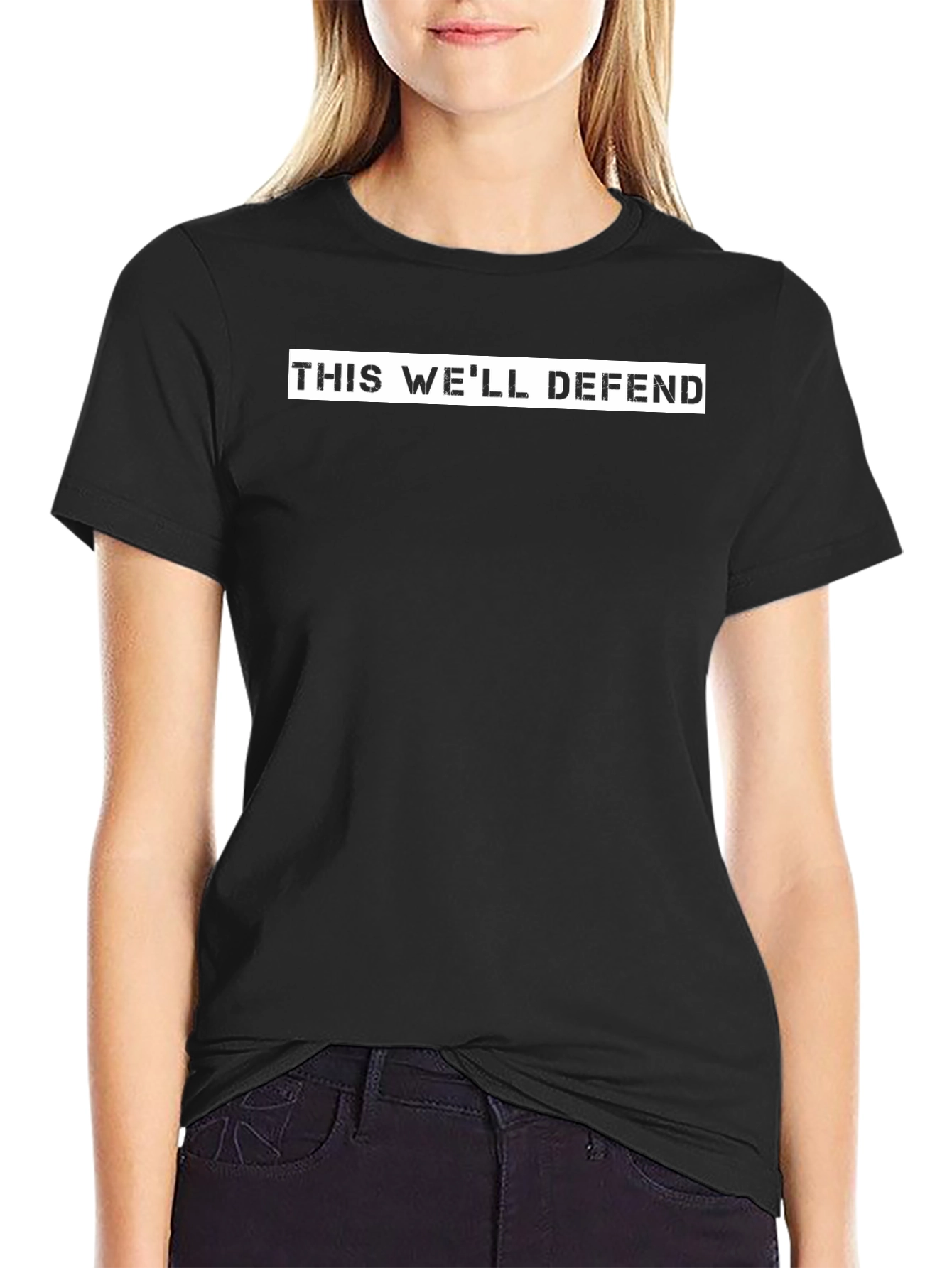 This Well Defend Graphic Tee - Black T-Shirt