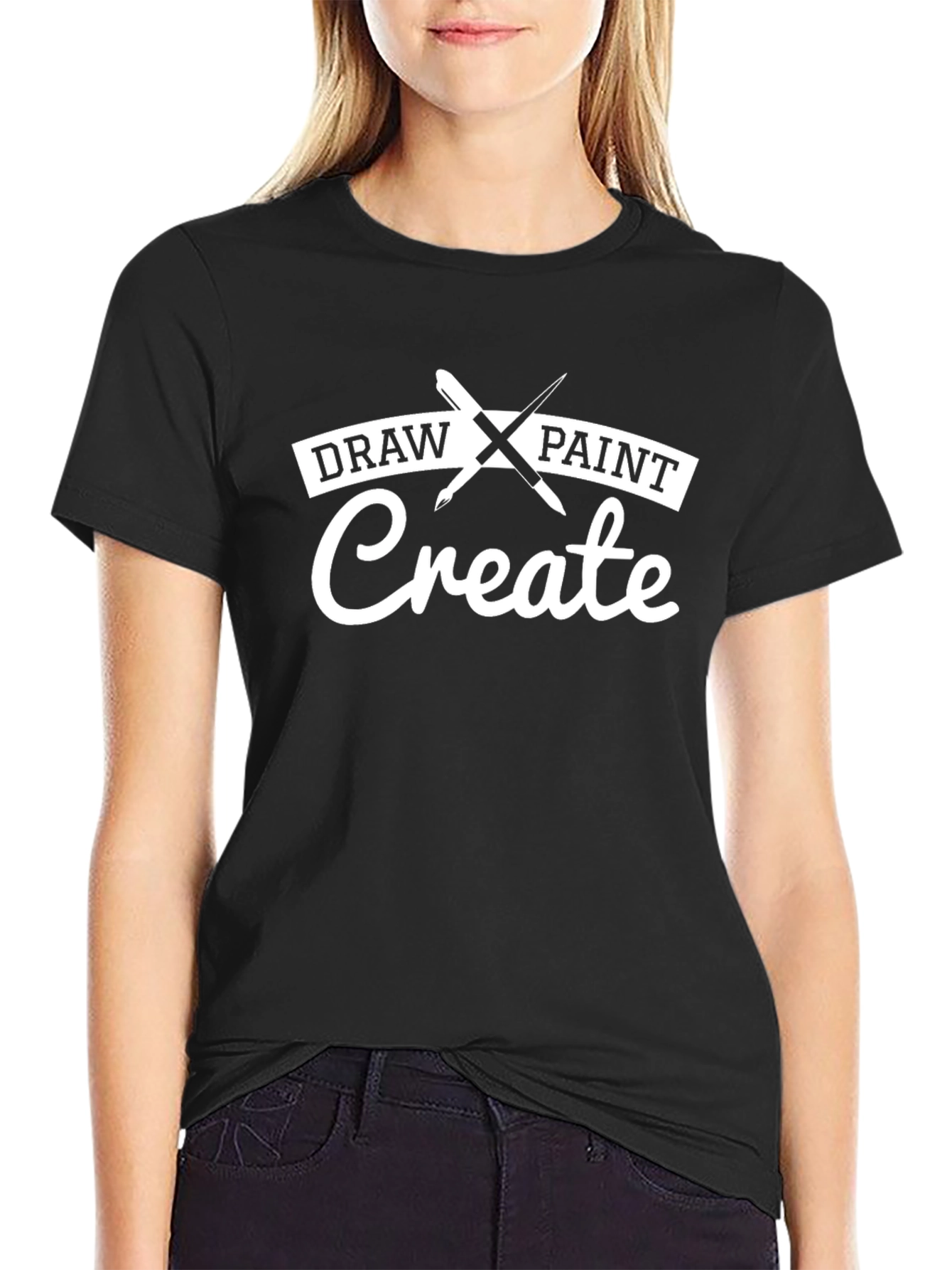 Draw Paint Create Graphic Tee - Artist T-Shirt