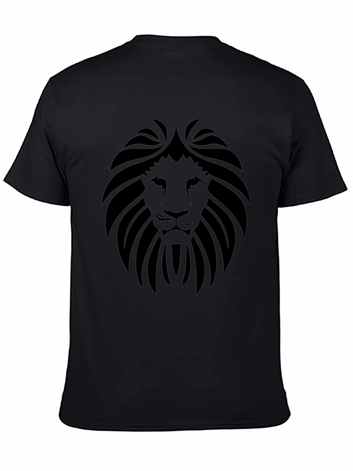 Black Lion Graphic Tee - Mens Fashion