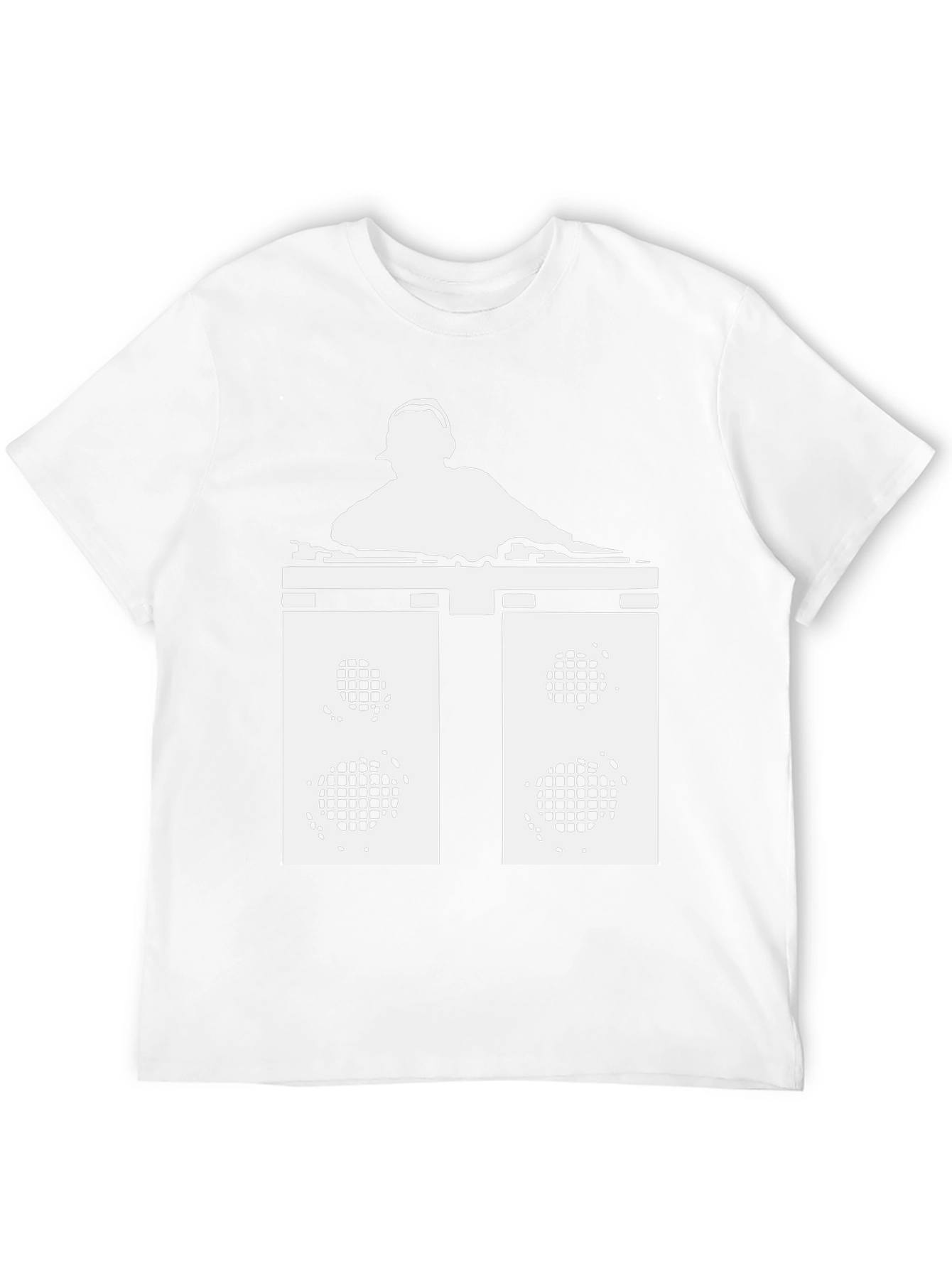 DJ Music Graphic T-Shirt - Black