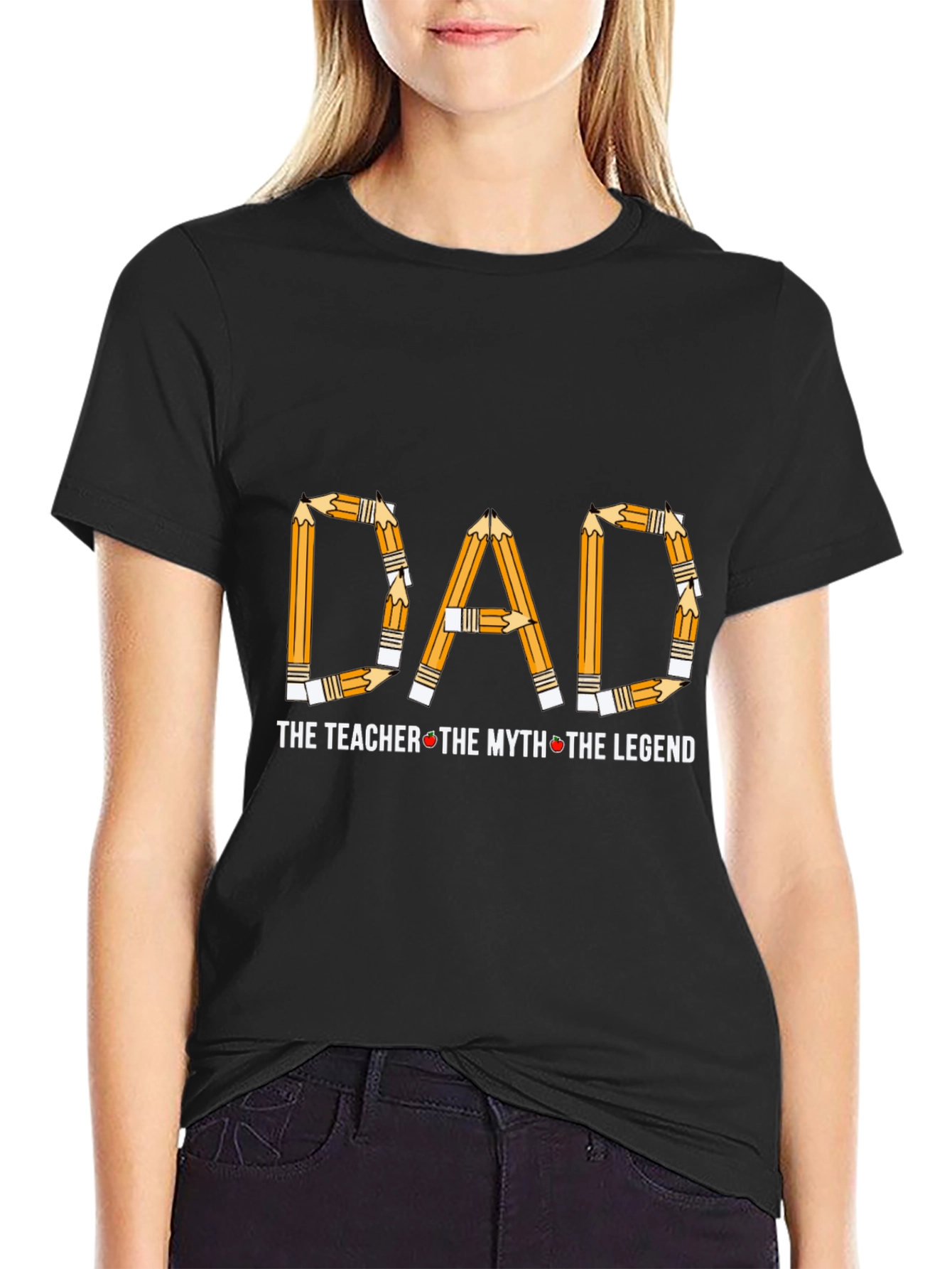 Dad Teacher Legend Graphic Tee