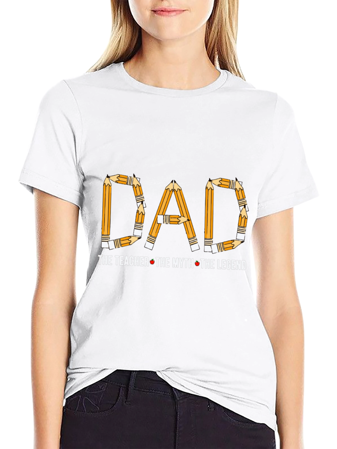 Dad Teacher Legend Graphic Tee