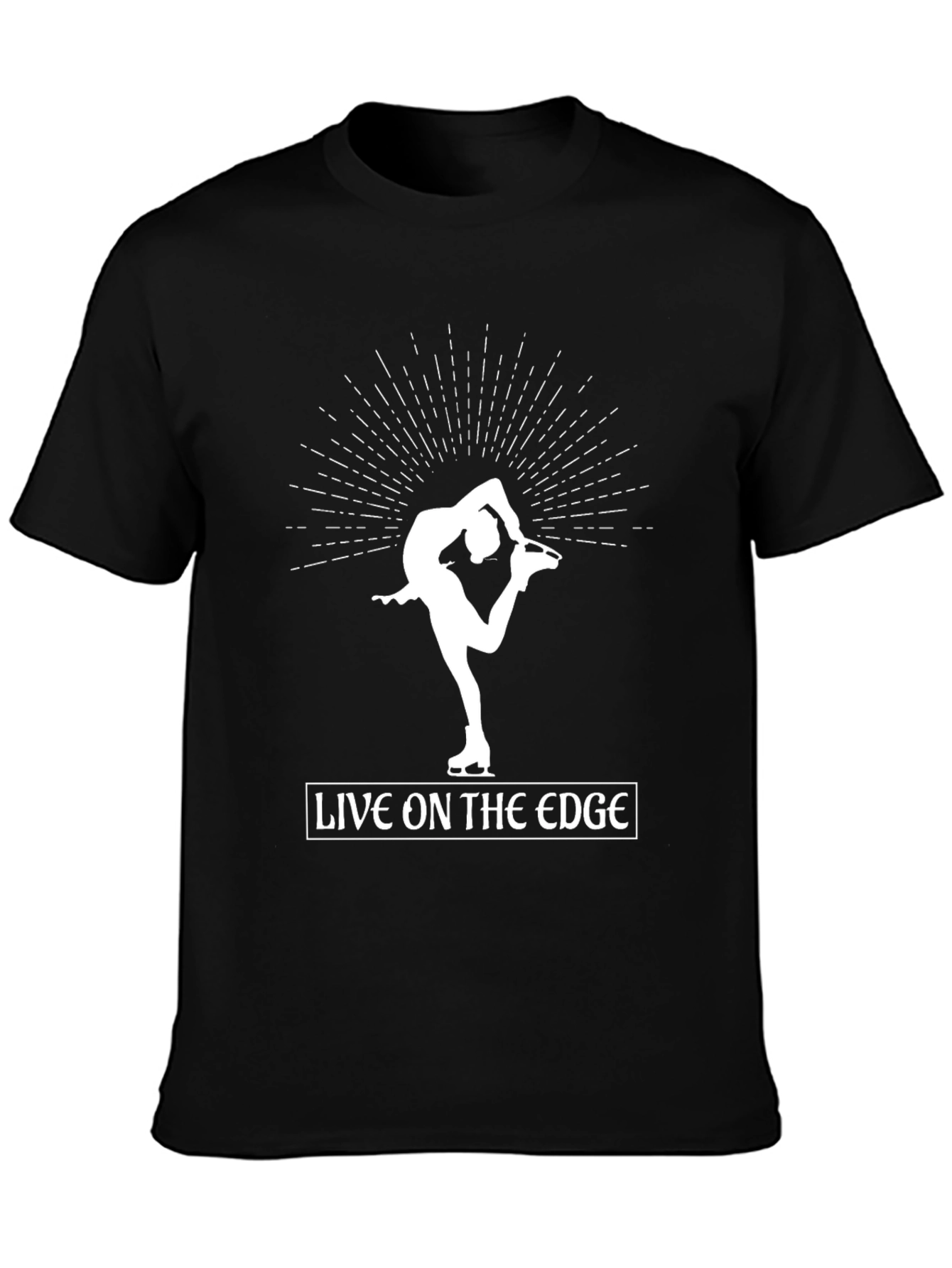 Live on the Edge Figure Skating T-Shirt