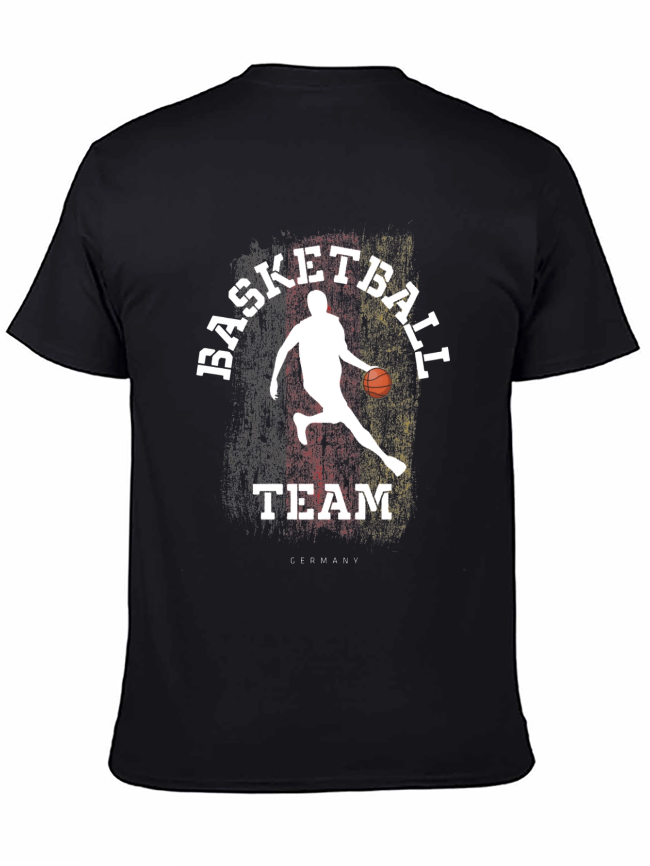 Germany Basketball Team Black T-Shirt