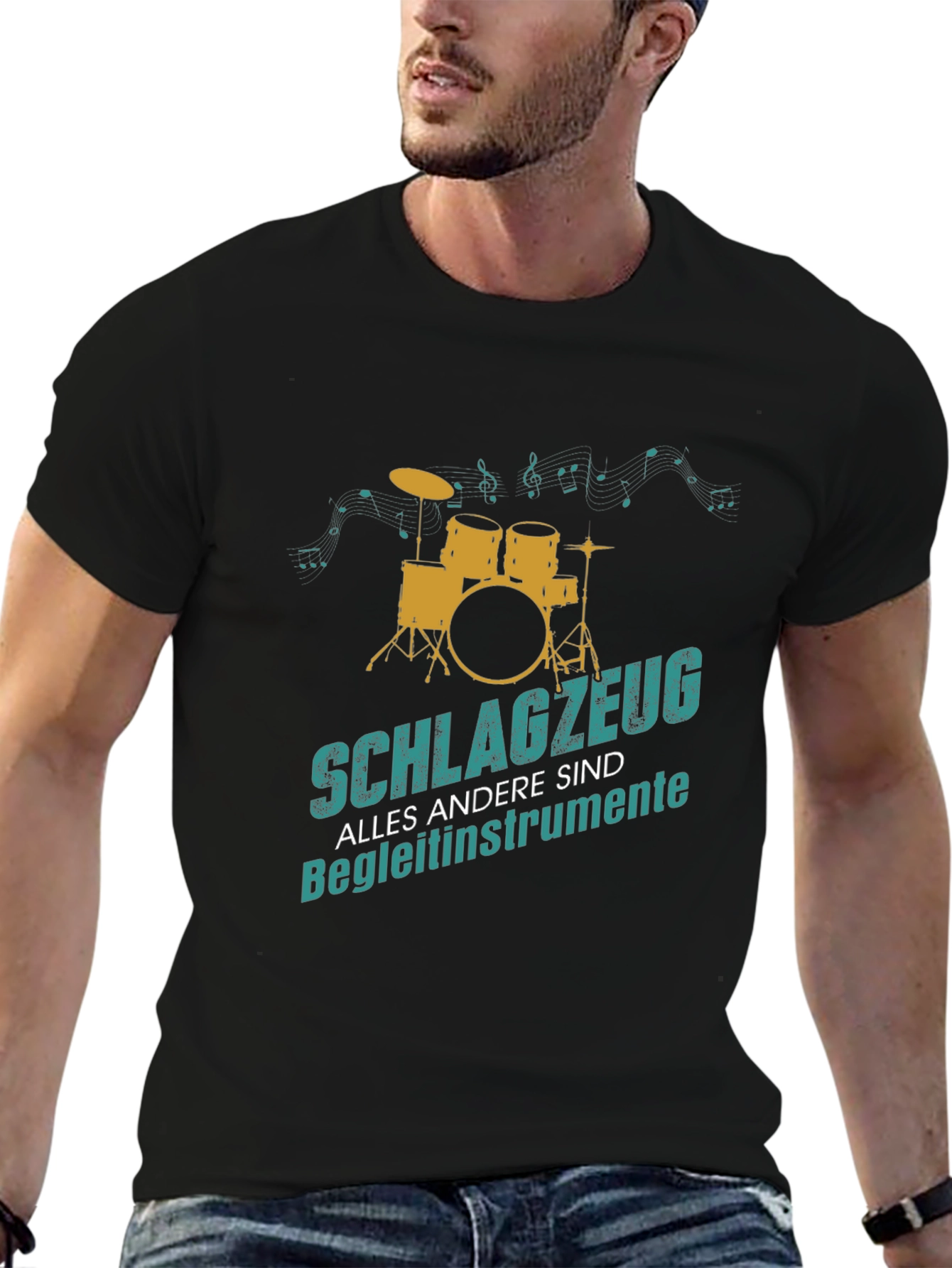 Drummers T-Shirt - Percussion Is The Real Instrument