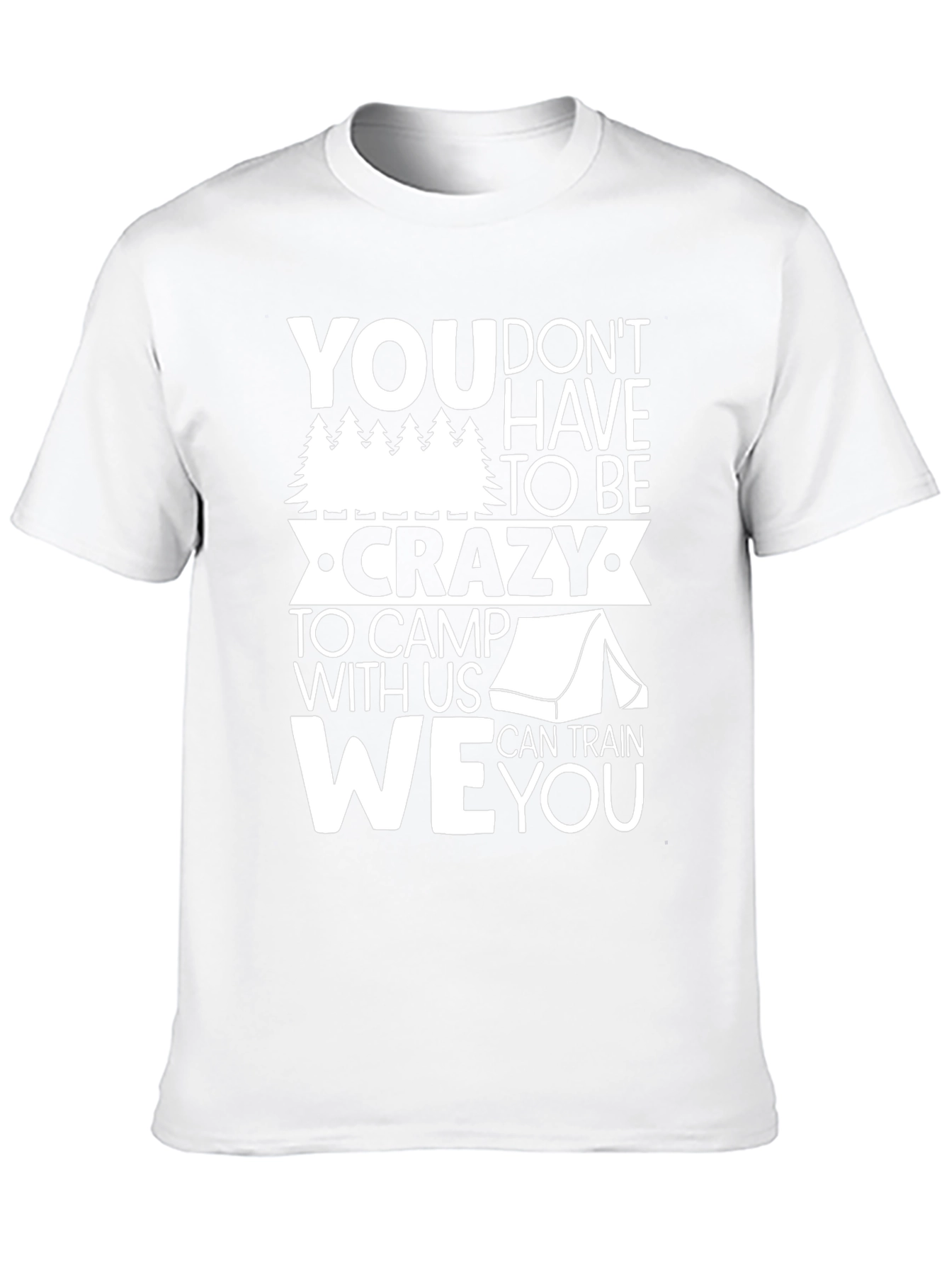 Crazy Camping Graphic T-Shirt