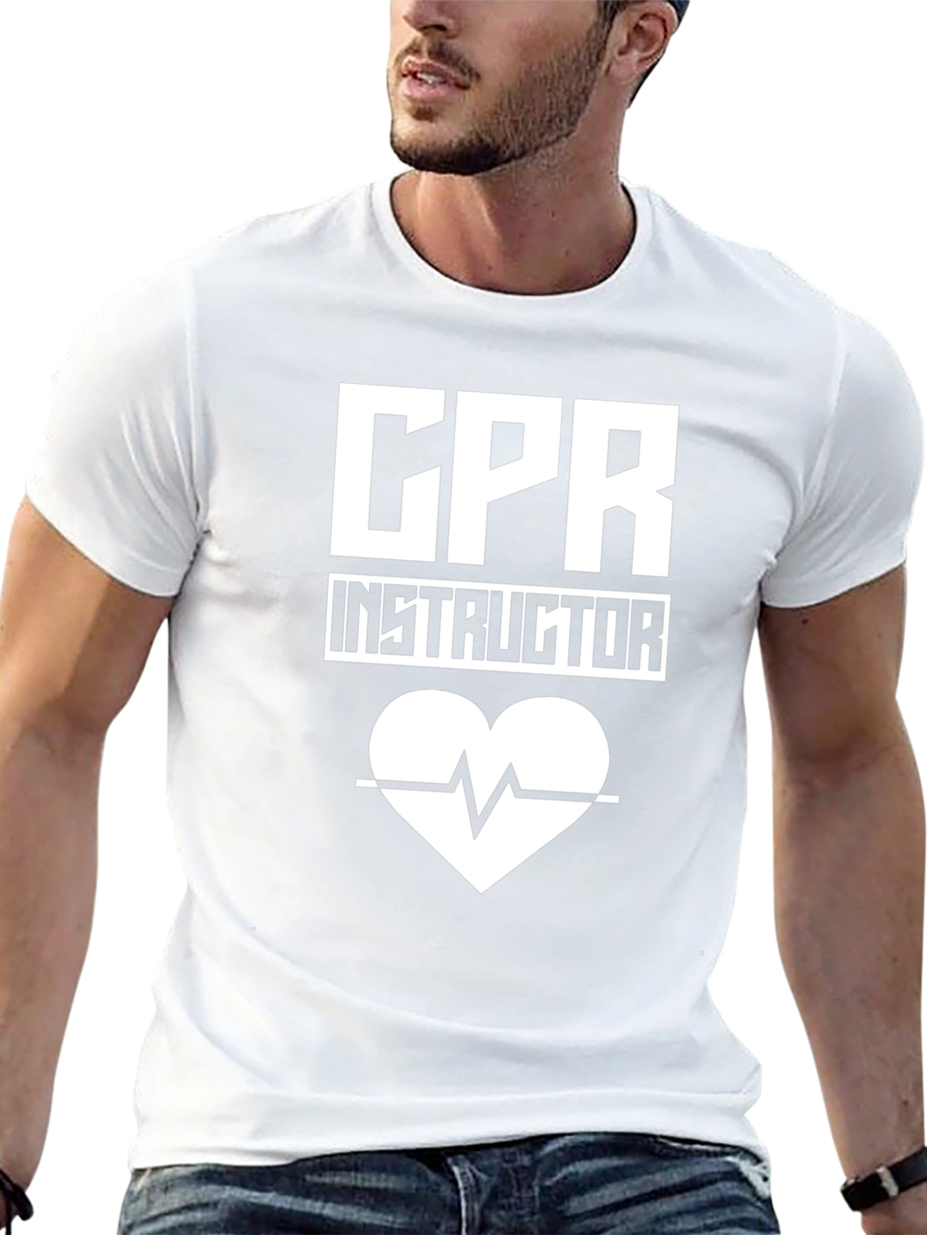 CPR Instructor Heartbeat T-Shirt