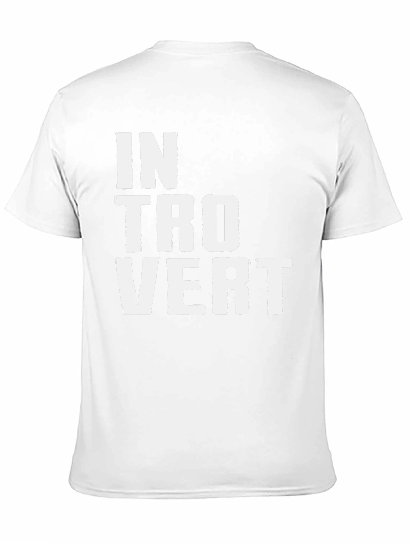 Introvert Graphic T-Shirt - Black Casual Tee