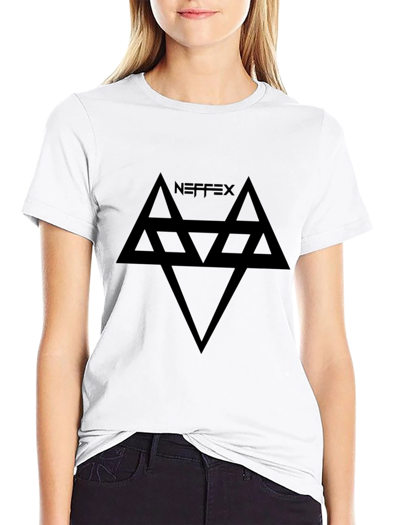 NEFFEX Logo Black T-Shirt - Graphic Print Tee