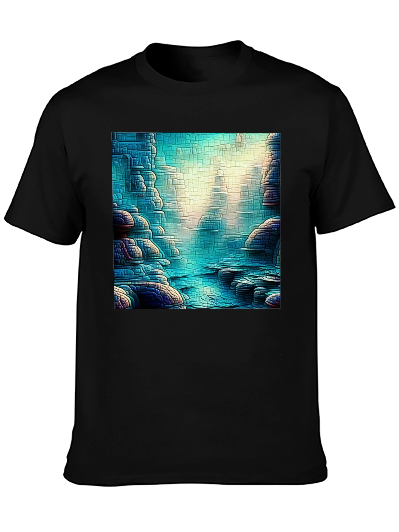 Abstract Landscape Graphic Tee