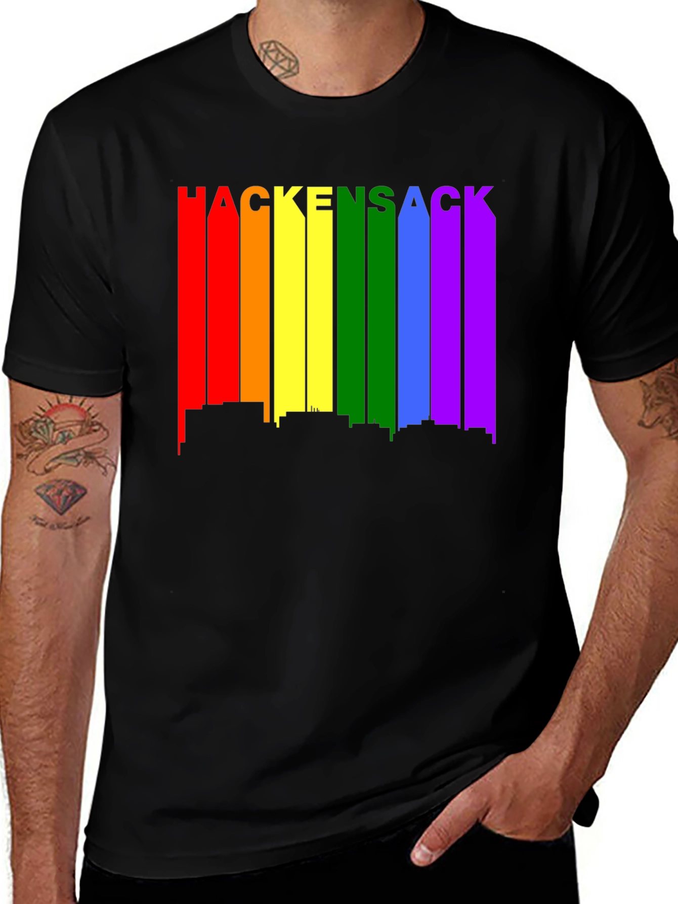 Hackensack Pride Skyline T-Shirt