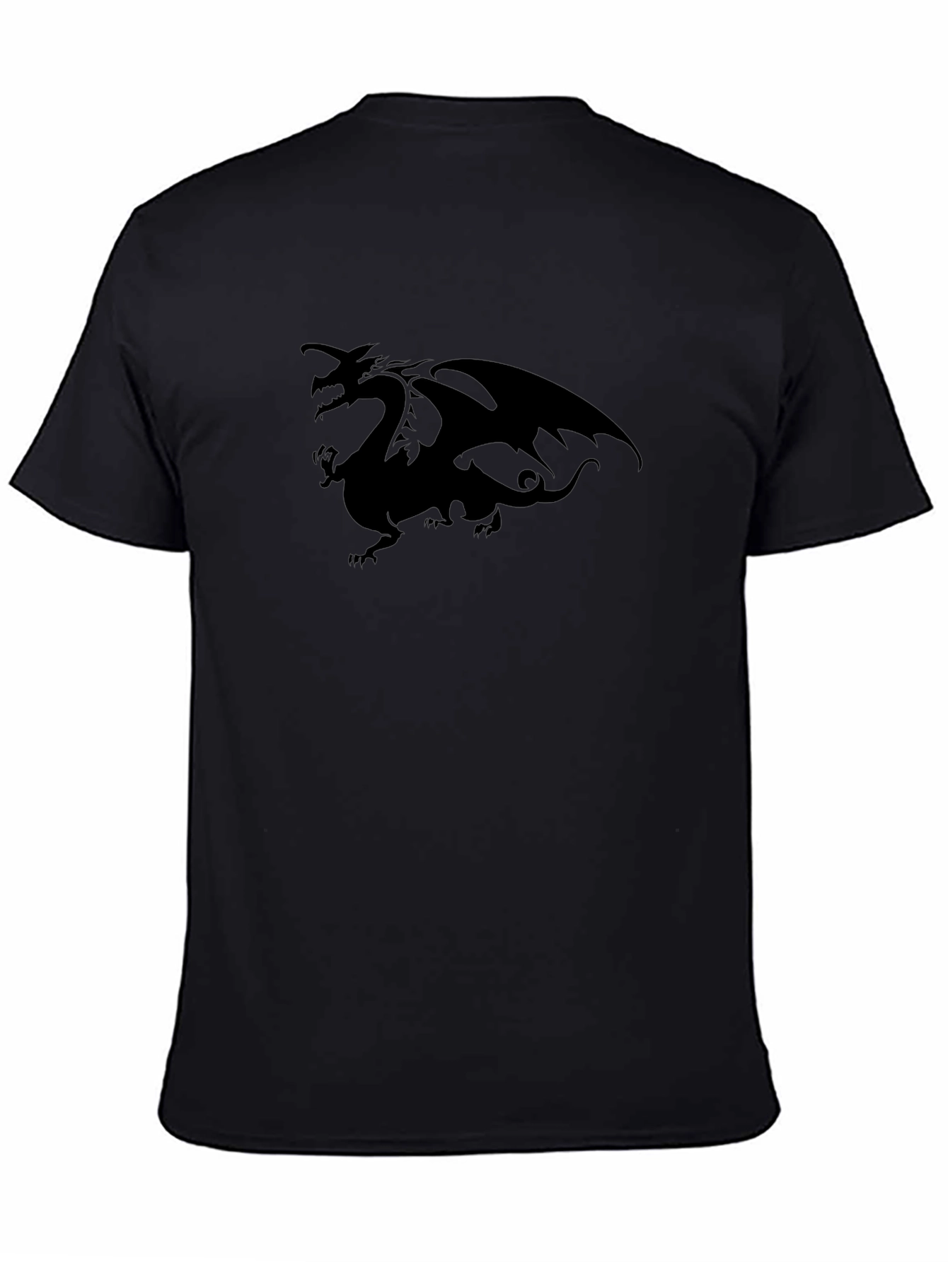 Dragon Silhouette Black T-Shirt